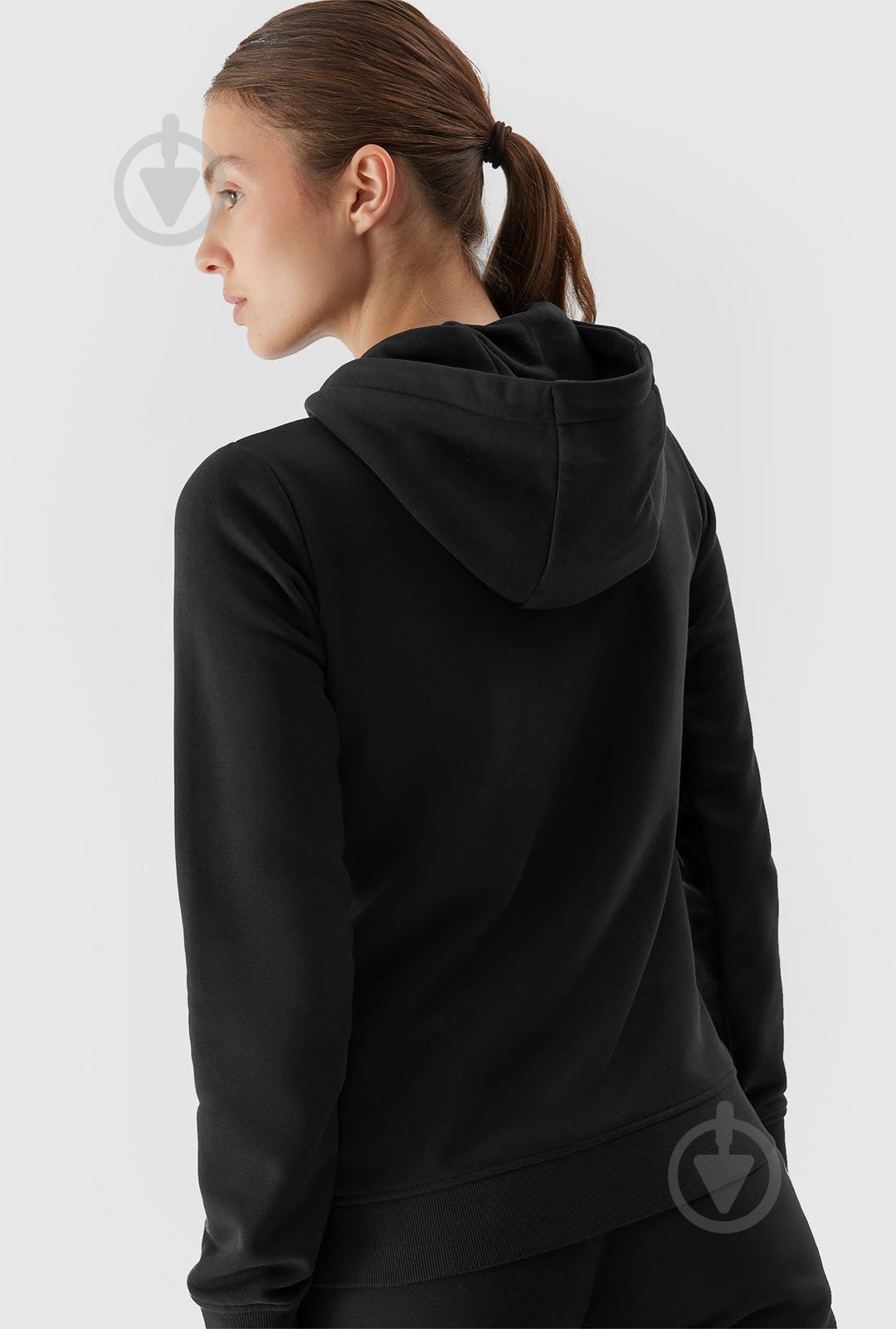 Джемпер 4F SWEATSHIRT F0730 4FAW23TSWSF0730-20S р.XS чорний - фото 2