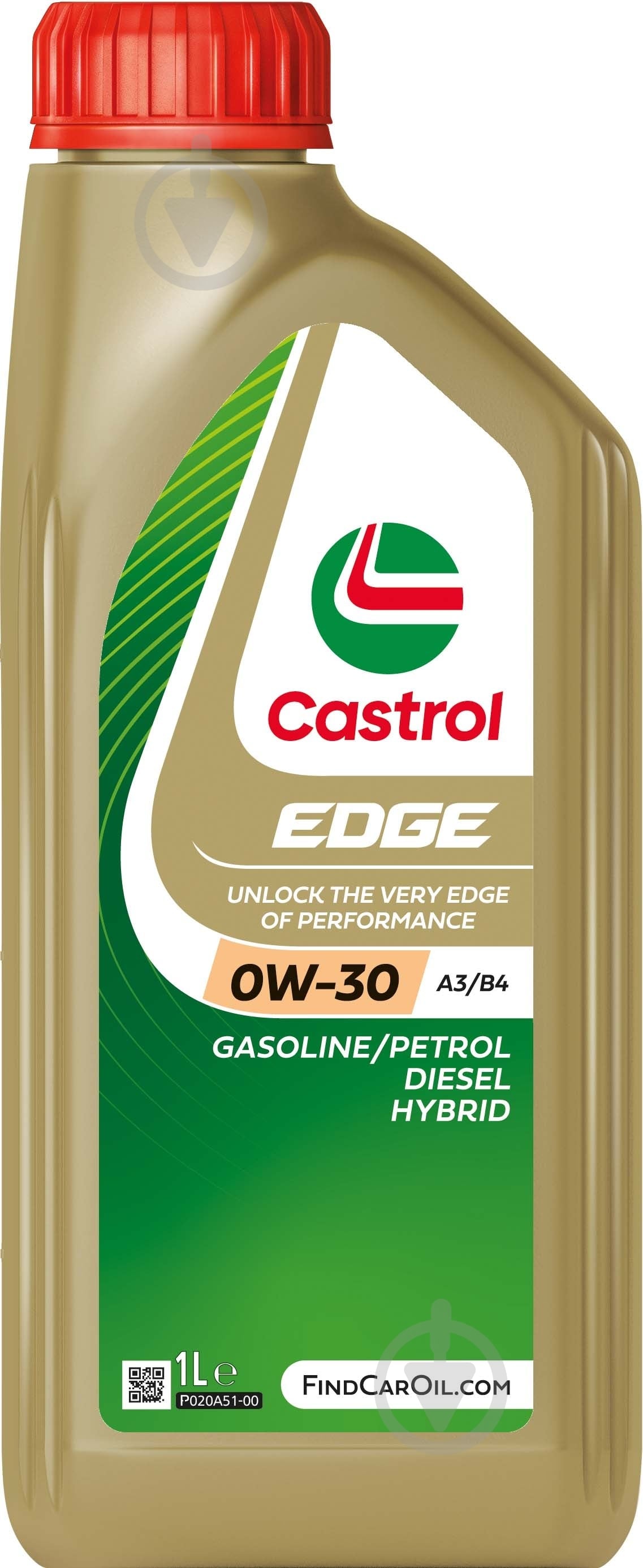Моторное масло синтетическое Castrol EDGE A3/B4 0W-30 1 л (0W30 E A3/B4 1L) - фото 1 Моторное масло синтетическое Castrol EDGE A3/B4 0W-30 1 л (0W30 E A3/B4 1L) - фото 1