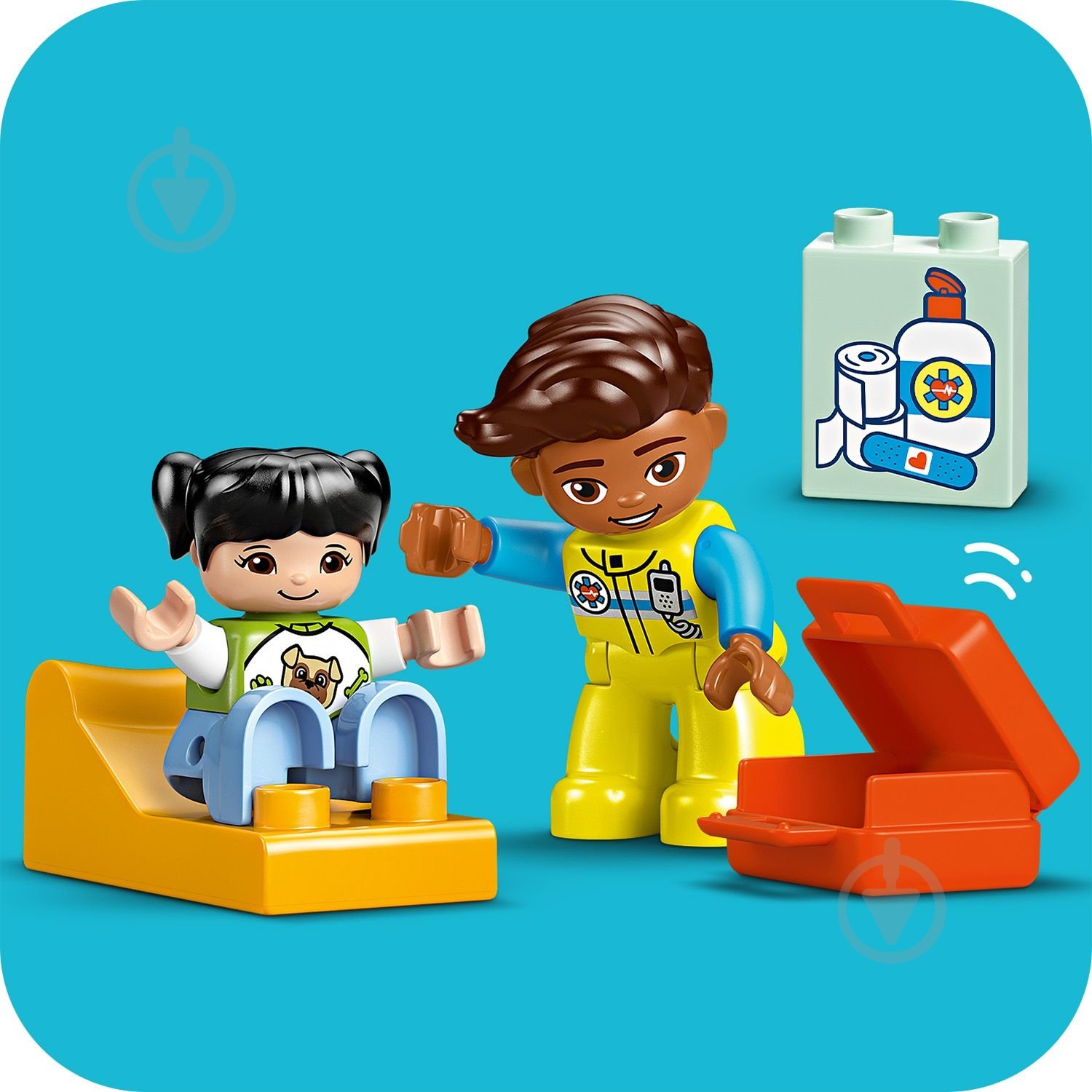 Конструктор LEGO DUPLO Швидка допомога та водій 10447 - фото 15