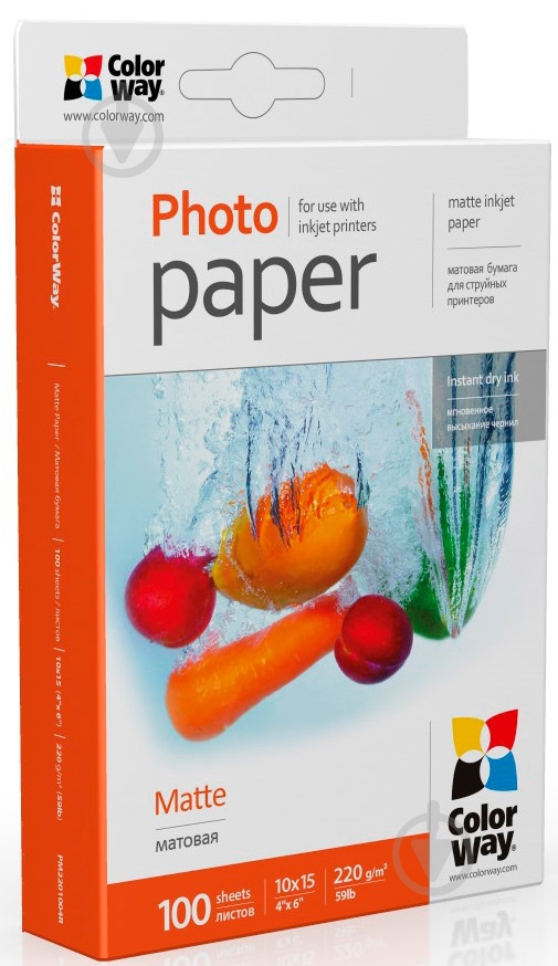 Фотобумага ColorWay 10x15 (PM2201004R) - фото 2