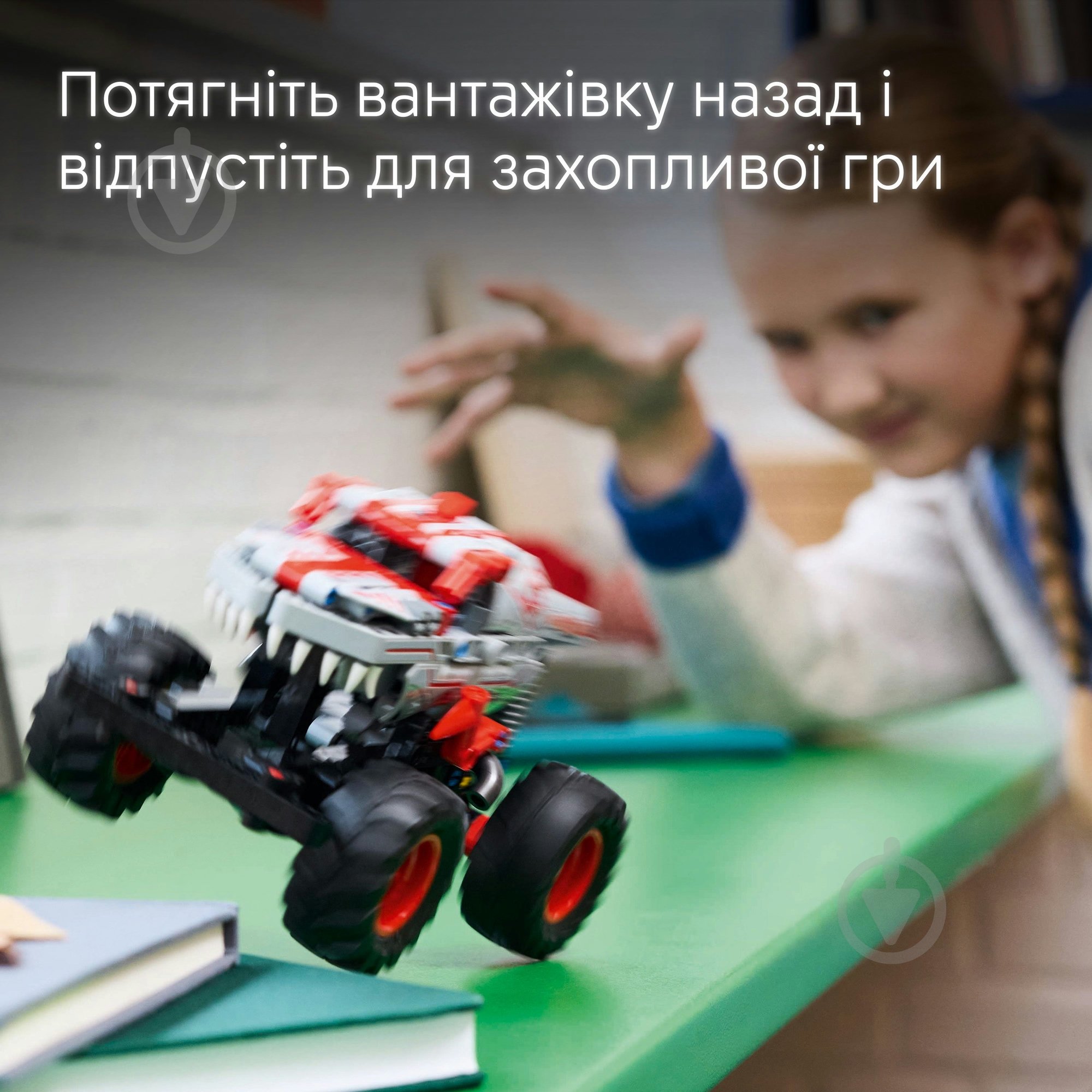 Конструктор LEGO Technic Monster Jam™ ThunderROARus™ з інерційним двигуном 42200 - фото 5 Конструктор LEGO Technic Monster Jam™ ThunderROARus™ з інерційним двигуном 42200 - фото 5