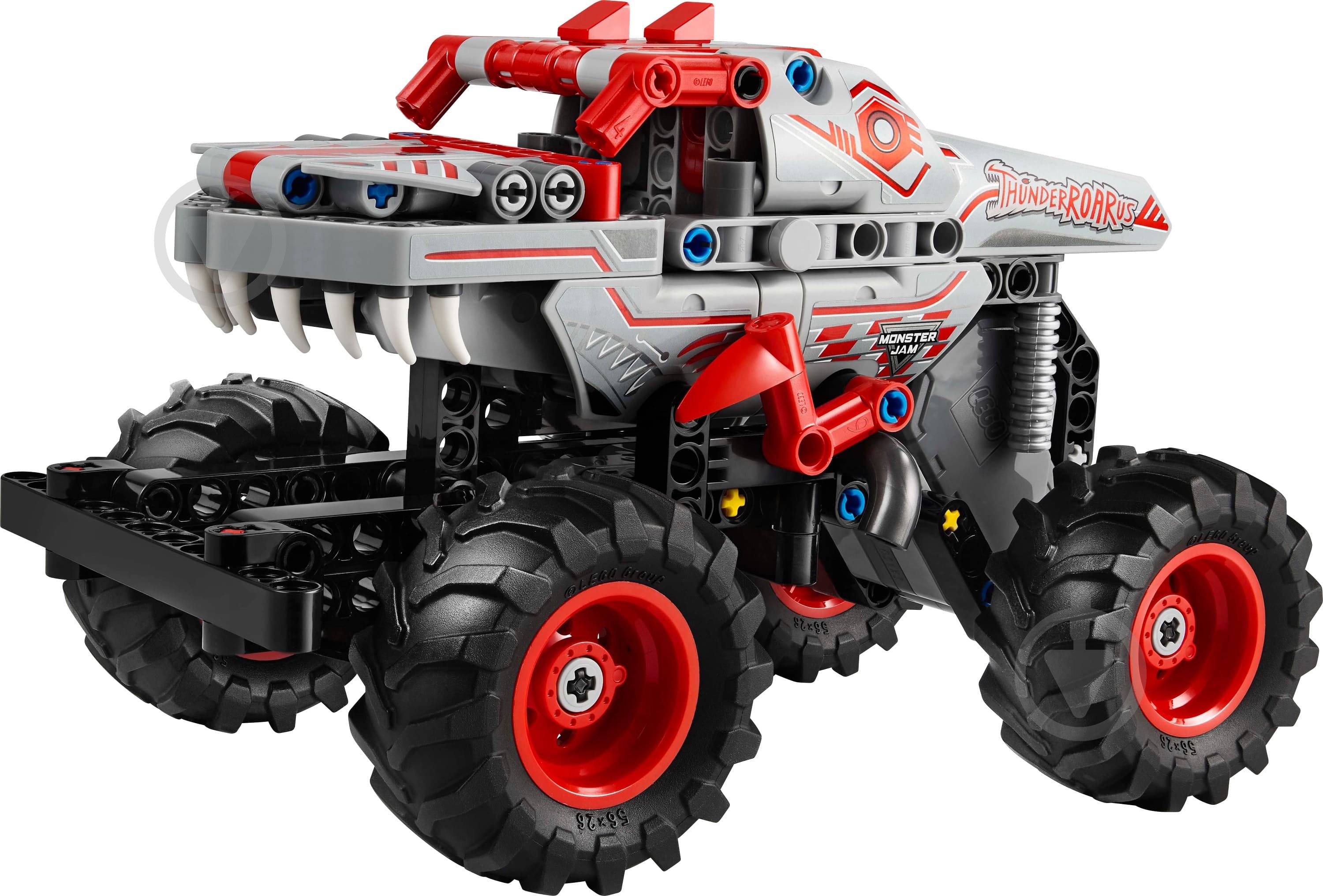 Конструктор LEGO Technic Monster Jam™ ThunderROARus™ з інерційним двигуном 42200 - фото 3 Конструктор LEGO Technic Monster Jam™ ThunderROARus™ з інерційним двигуном 42200 - фото 3