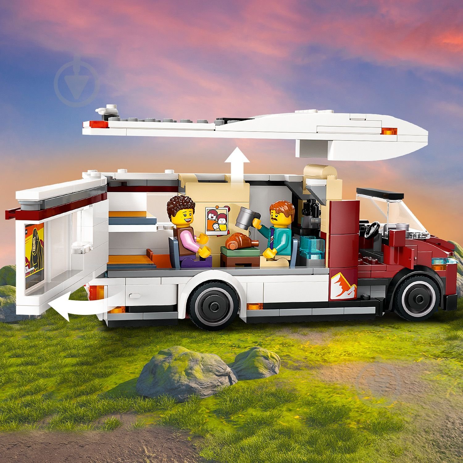 Конструктор LEGO City Пригодницький будинок на колесах для відпустки 60454 - фото 9