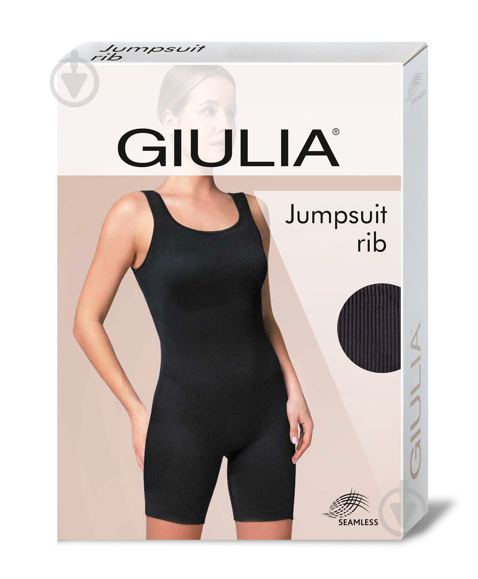 Комбінезон Giulia Jumpsuit rib burnished lilac р. L/XL пудровий рожевий - фото 5