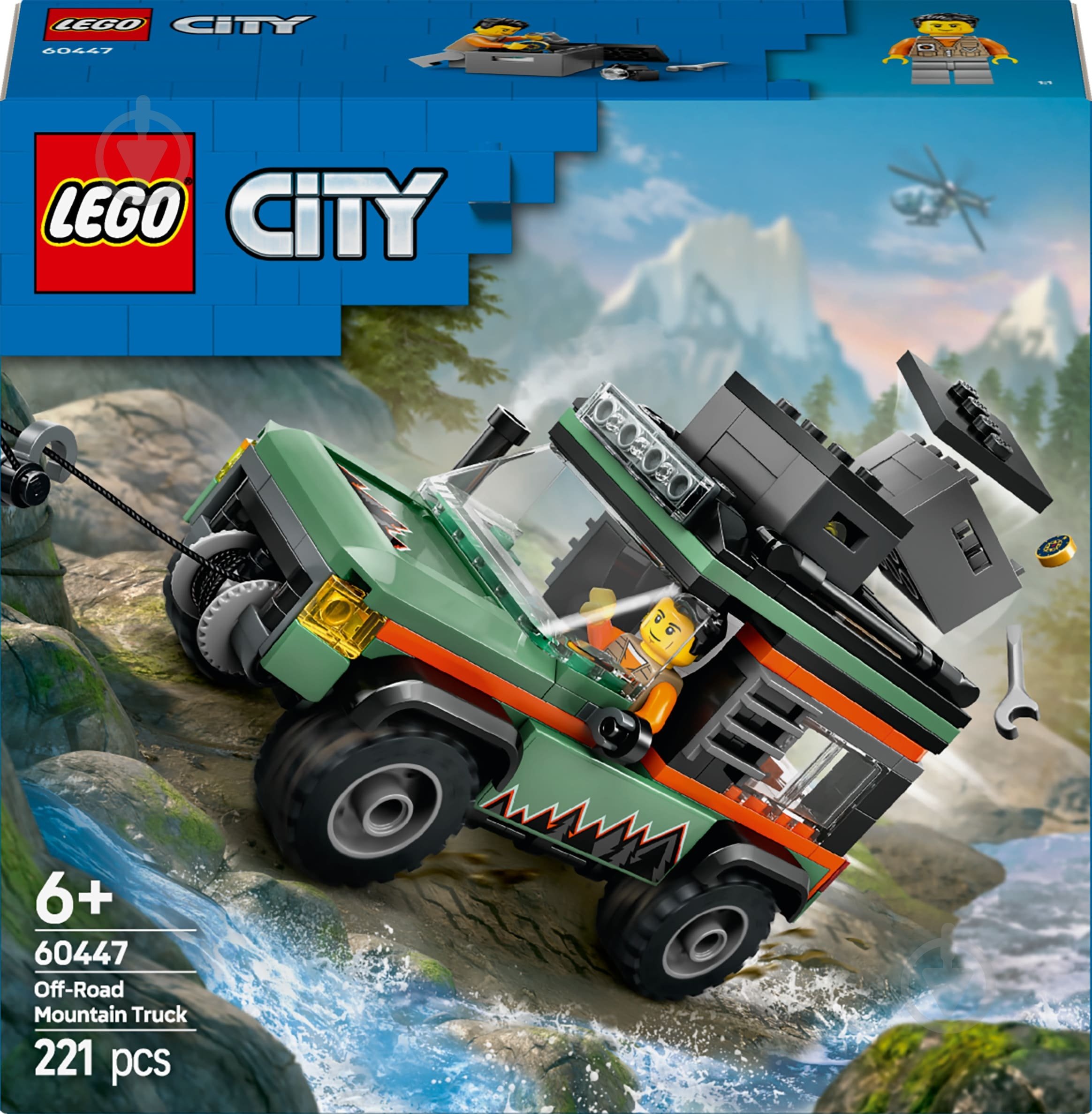 Конструктор LEGO City Позашляхова гірська вантажівка 4x4 60447 - фото 1