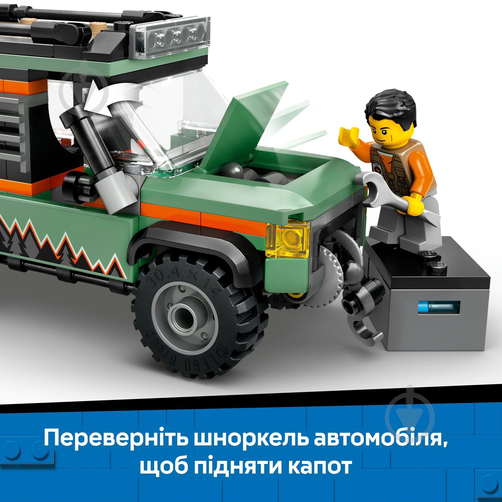 Конструктор LEGO City Позашляхова гірська вантажівка 4x4 60447 - фото 6