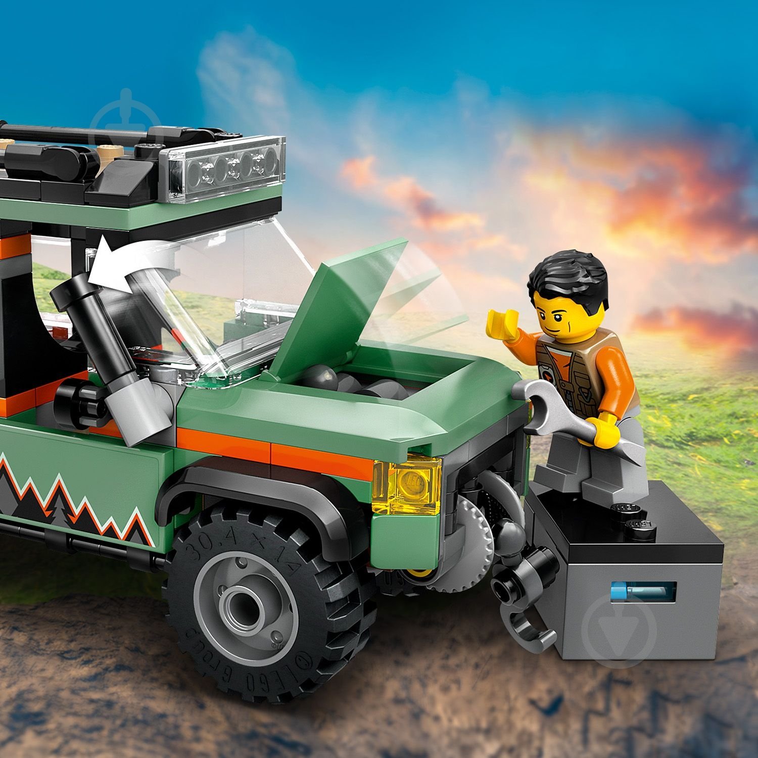 Конструктор LEGO City Позашляхова гірська вантажівка 4x4 60447 - фото 15