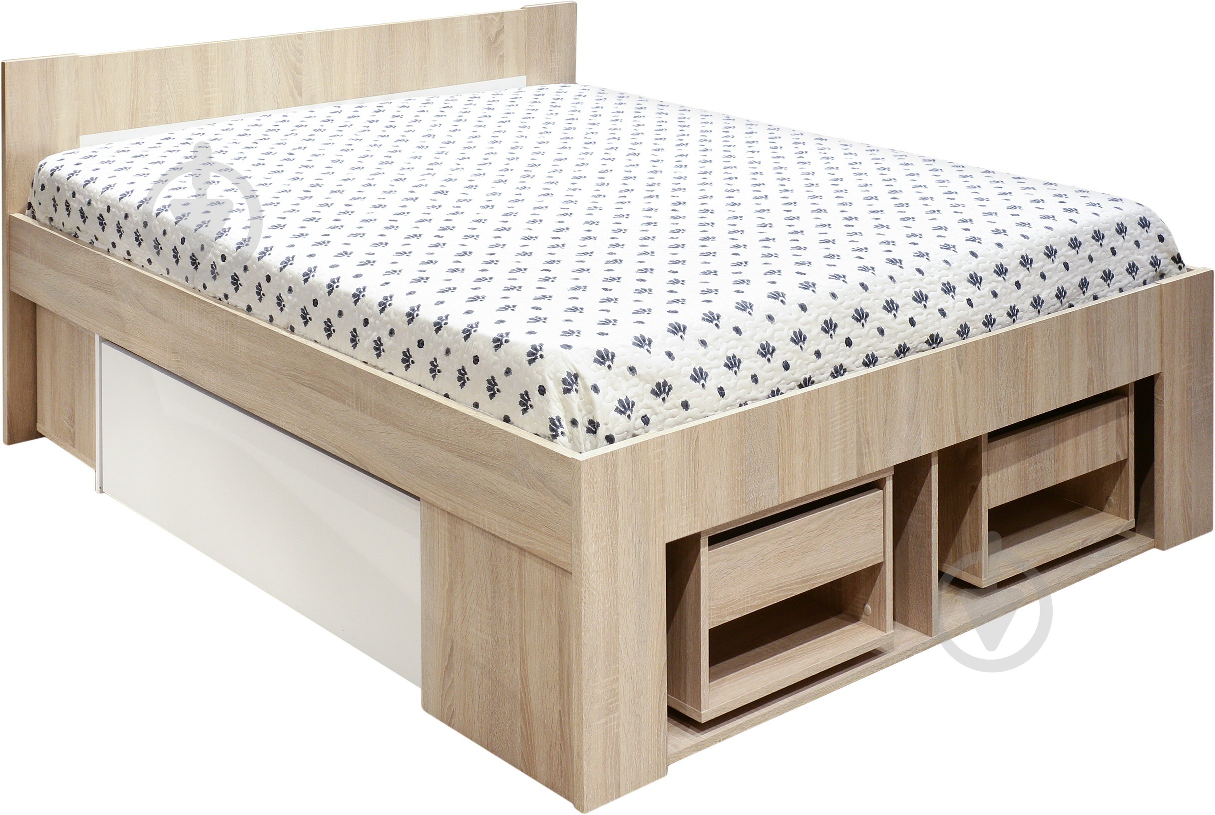 Кровать VMV Holding Рико 160x200 см дуб сонома/белый - фото 1