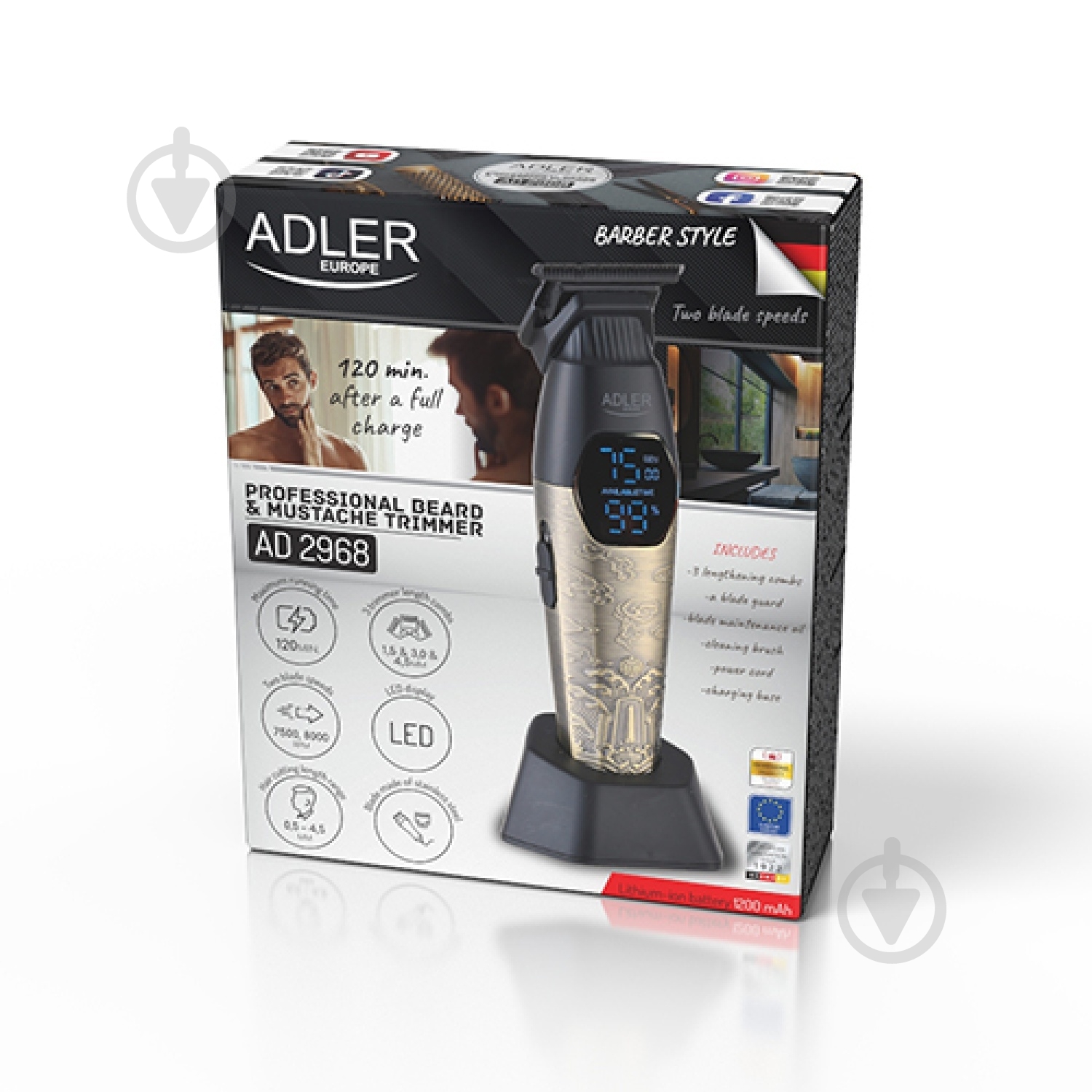 Триммер для усов и бороды Adler AD-2968 - фото 22 Триммер для усов и бороды Adler AD-2968 - фото 22