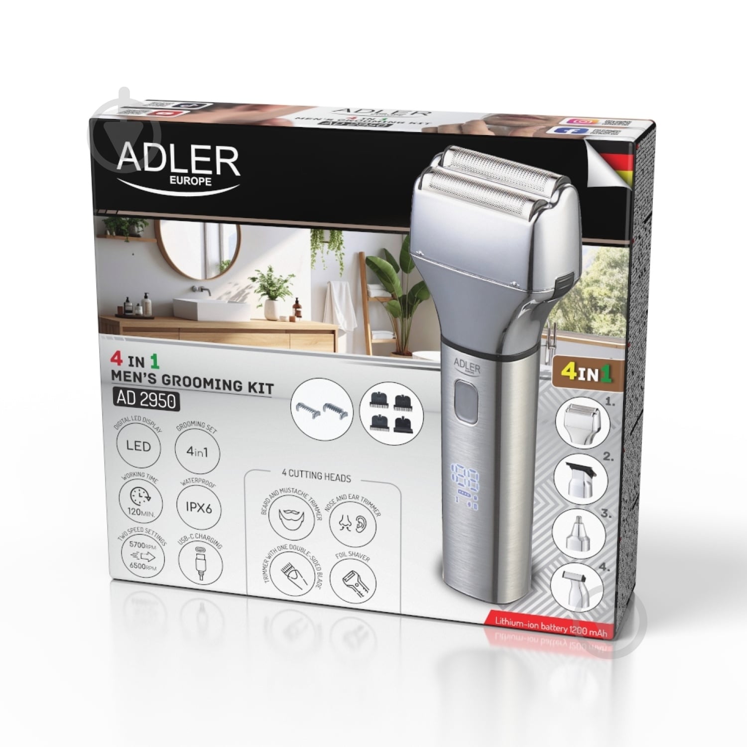 Тример універсальний Adler AD-2950 - фото 32 Тример універсальний Adler AD-2950 - фото 32