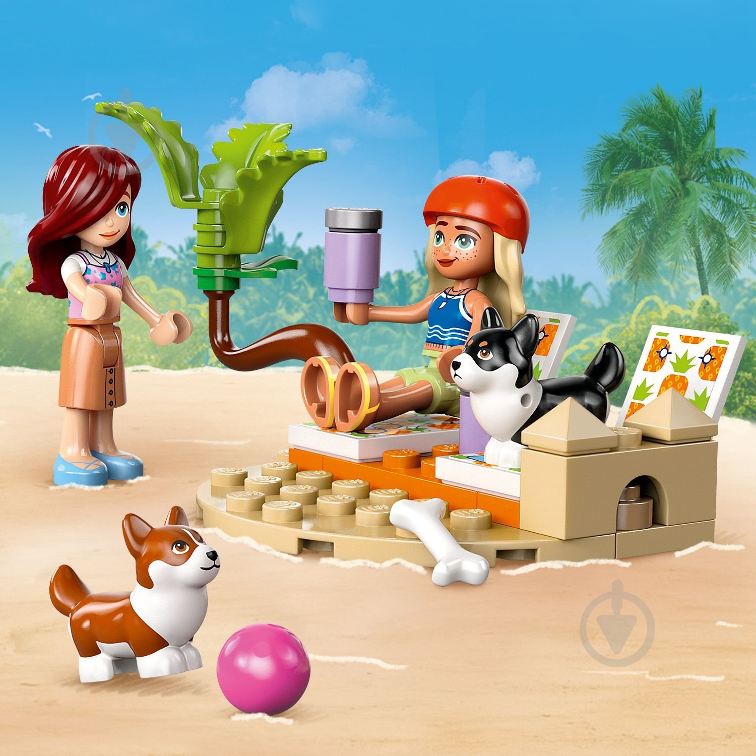 Конструктор LEGO Friends Собачі пригоди на серфі та скутері 42641 - фото 13 Конструктор LEGO Friends Собачі пригоди на серфі та скутері 42641 - фото 13