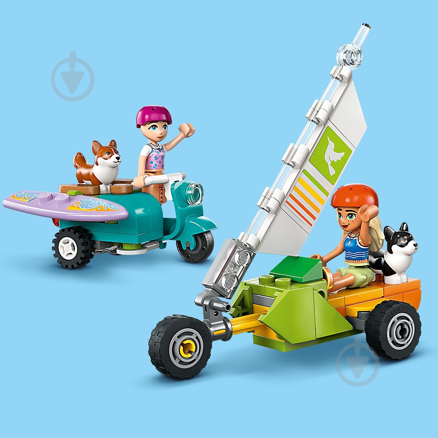 Конструктор LEGO Friends Собачі пригоди на серфі та скутері 42641 - фото 15 Конструктор LEGO Friends Собачі пригоди на серфі та скутері 42641 - фото 15