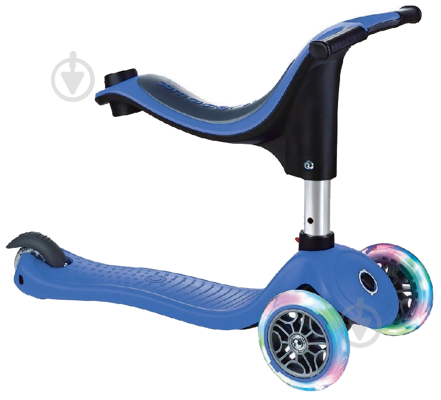 Самокат-беговел Globber Evo 4 в 1 синий 452-100-2 - фото 3