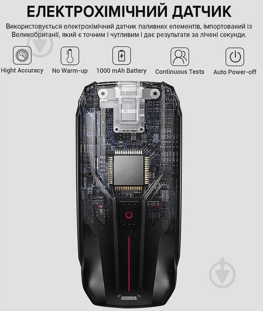 Алкотестер Mr.Black MR03 - фото 2