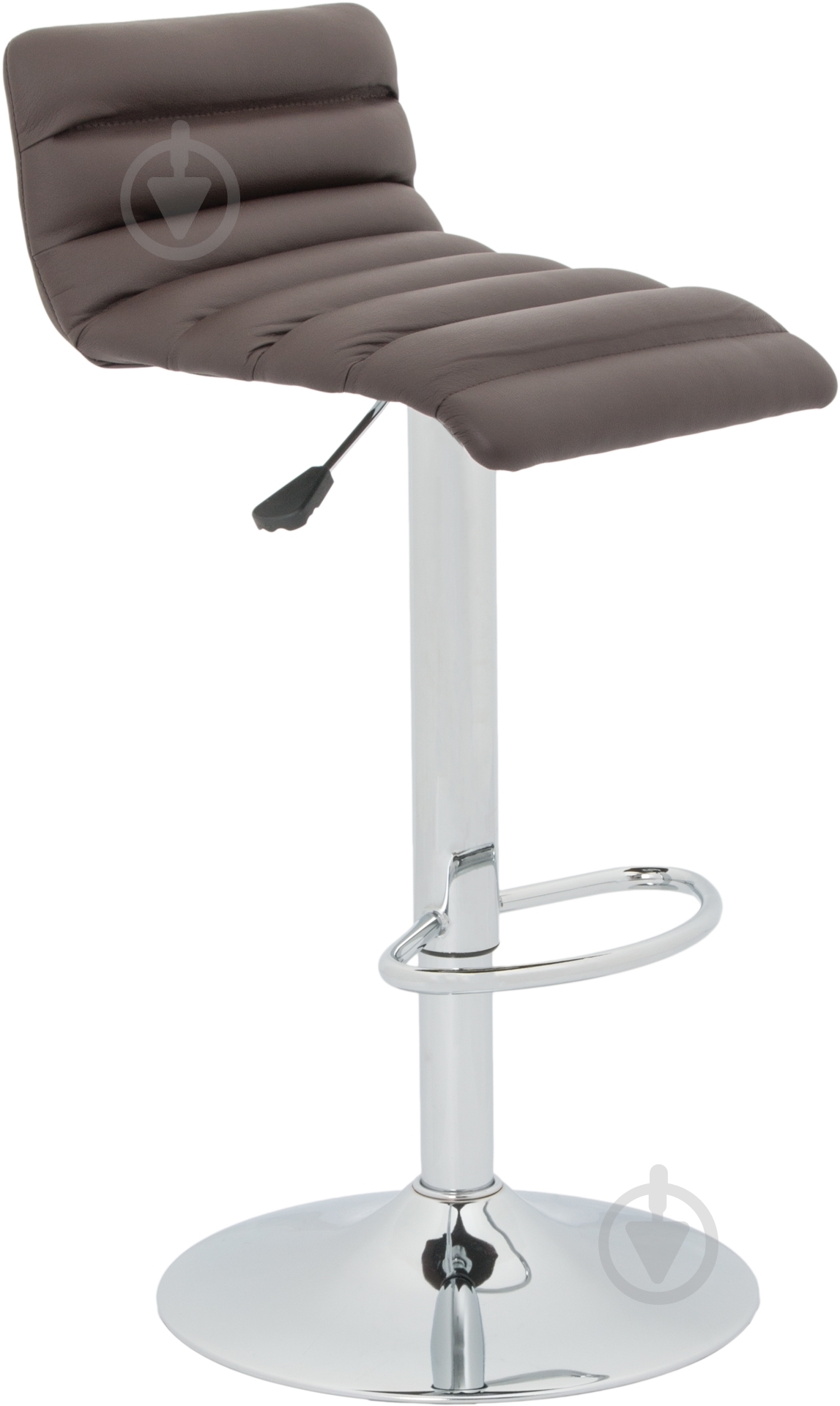 Стул барный Nowy Styl барний OLIVIA chrome ECO-31 коричневый - фото 1
