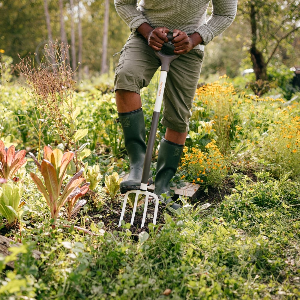 Вилы Fiskars садовые белые - фото 5 Вилы Fiskars садовые белые - фото 5