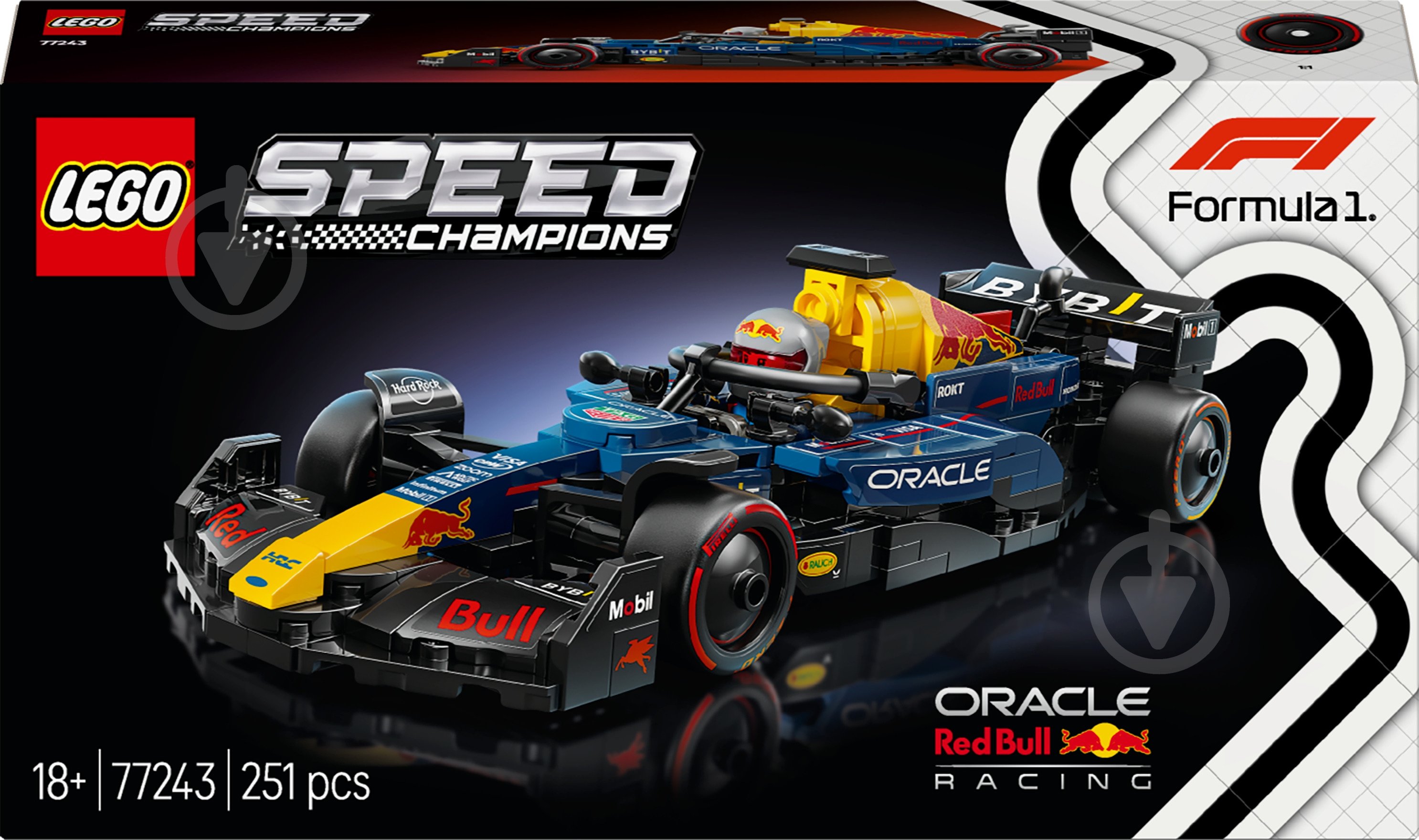 Конструктор LEGO Speed Champions Автомобіль для перегонів F1® Oracle Red Bull Racing RB20 77243 - фото 1
