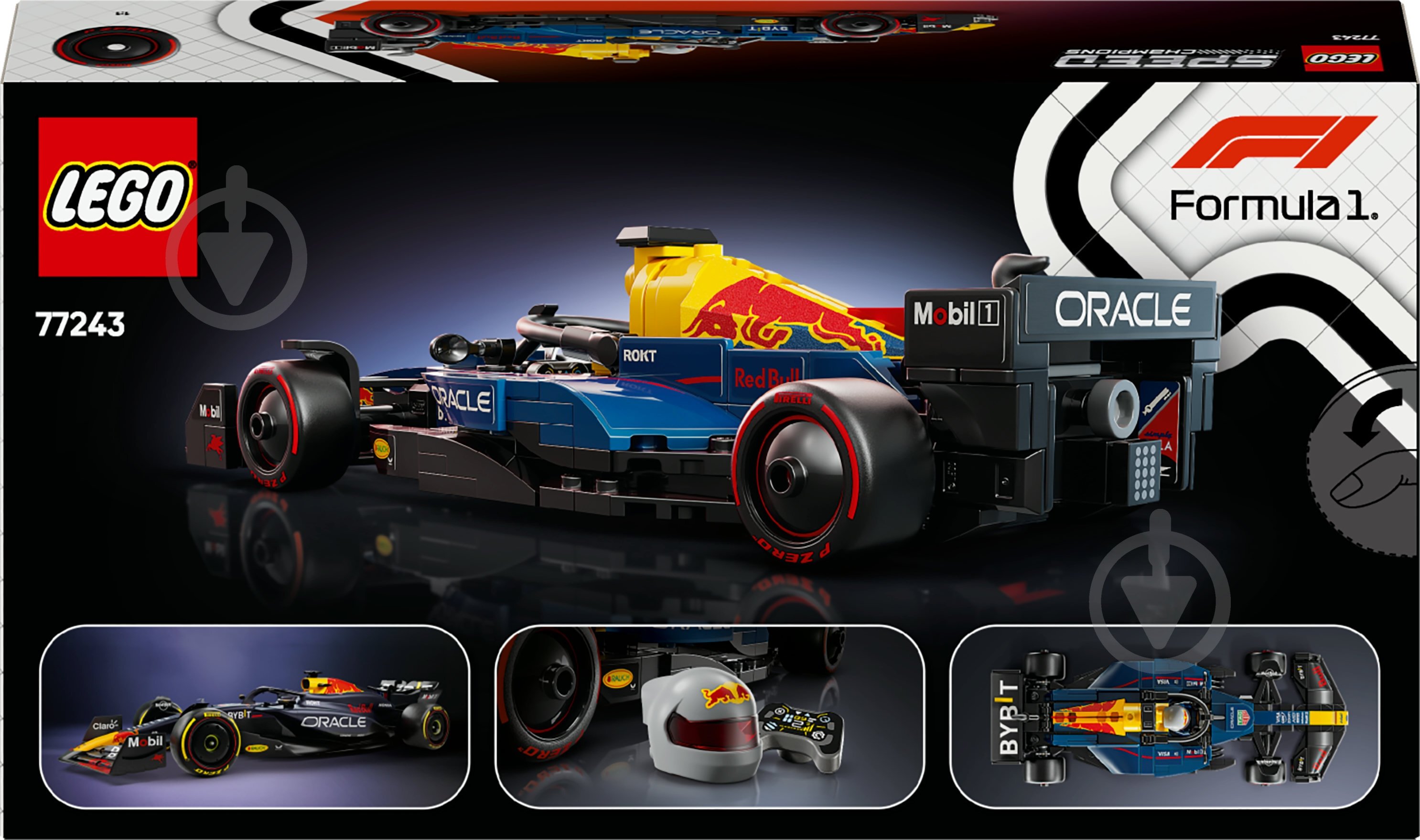 Конструктор LEGO Speed Champions Автомобіль для перегонів F1® Oracle Red Bull Racing RB20 77243 - фото 2
