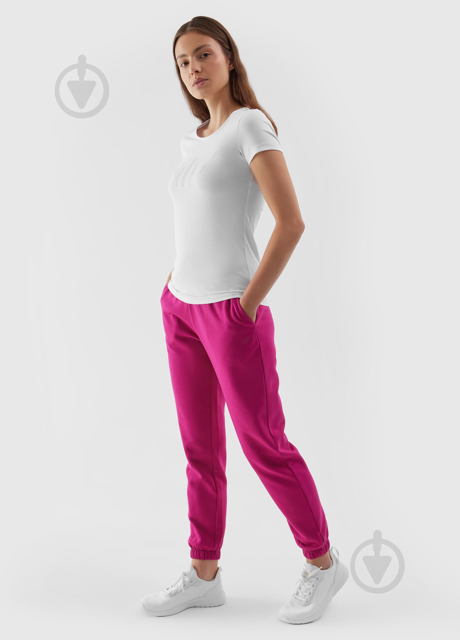 Футболка 4F TSHIRT F0907 4FAW23TTSHF0907-10S р.M білий - фото 3