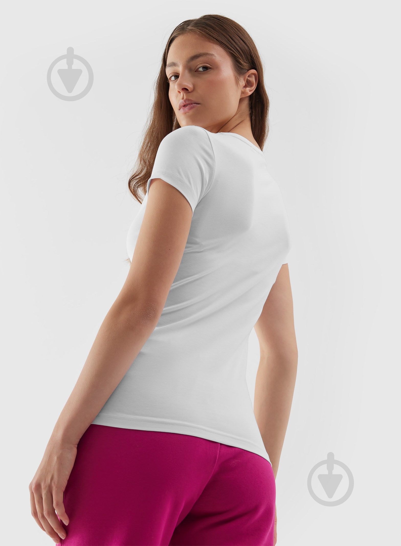 Футболка 4F TSHIRT F0907 4FAW23TTSHF0907-10S р.M білий - фото 5