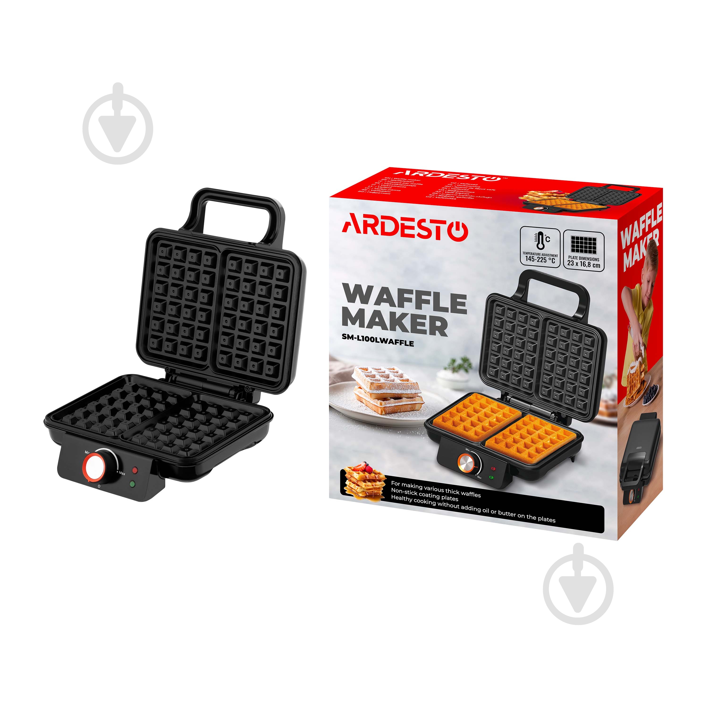 Вафельница ARDESTO SM-L100LWAFFLE - фото 17 Вафельница ARDESTO SM-L100LWAFFLE - фото 17