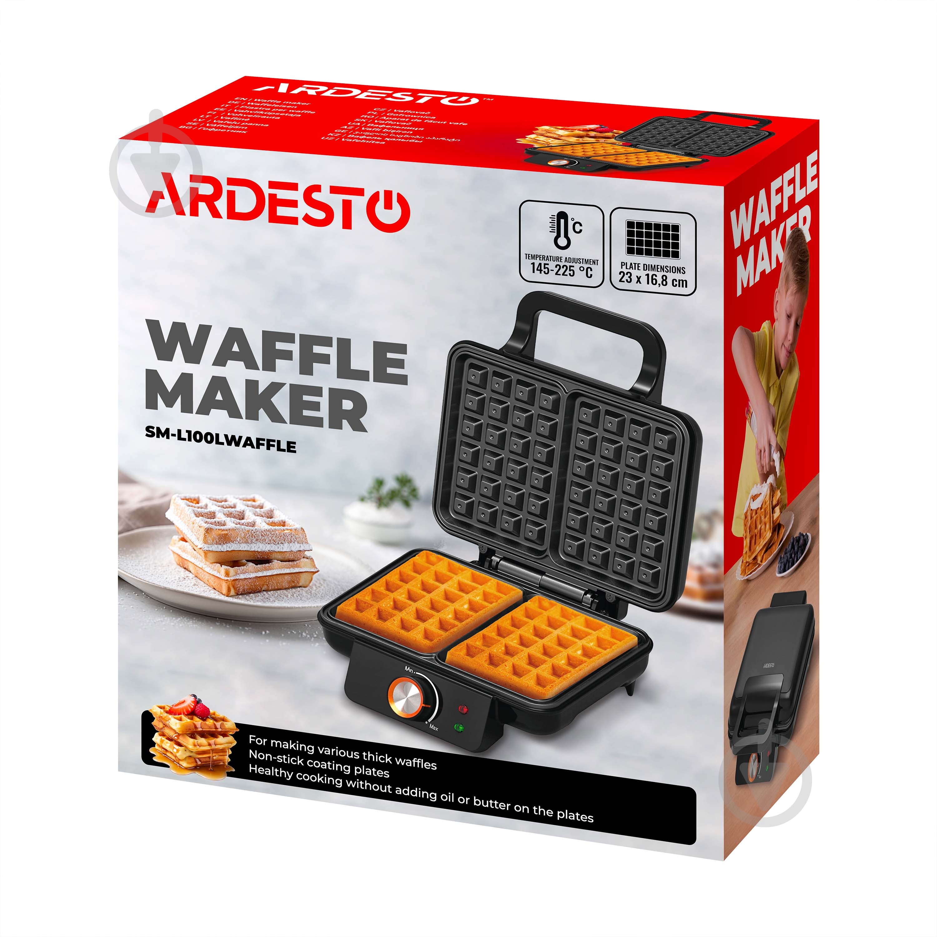 Вафельница ARDESTO SM-L100LWAFFLE - фото 18 Вафельница ARDESTO SM-L100LWAFFLE - фото 18