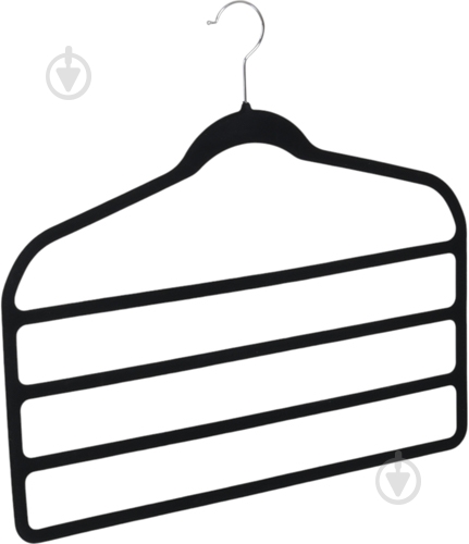 Вешалка для одежды Vivendi 4х-рівнева VELVET HANGER WITH CASCADE HOOK - фото 3 Вешалка для одежды Vivendi 4х-рівнева VELVET HANGER WITH CASCADE HOOK - фото 3