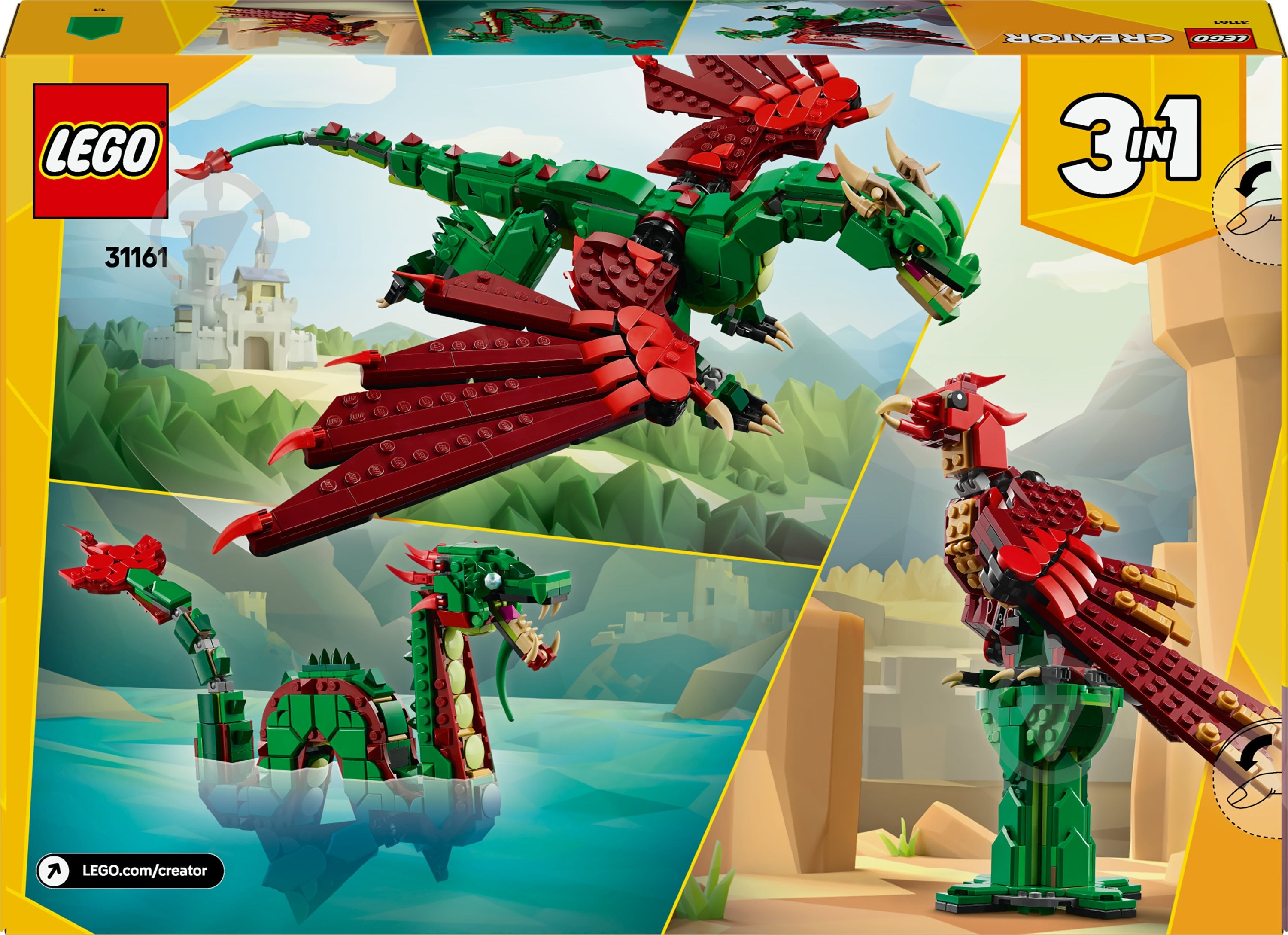 Конструктор LEGO Creator Средневековый дракон 31161 - фото 2