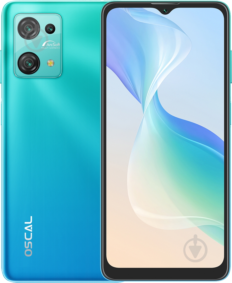 Смартфон Oscal C30 Pro Dual Sim Black 4/64GB green - фото 1 Смартфон Oscal C30 Pro Dual Sim Black 4/64GB green - фото 1