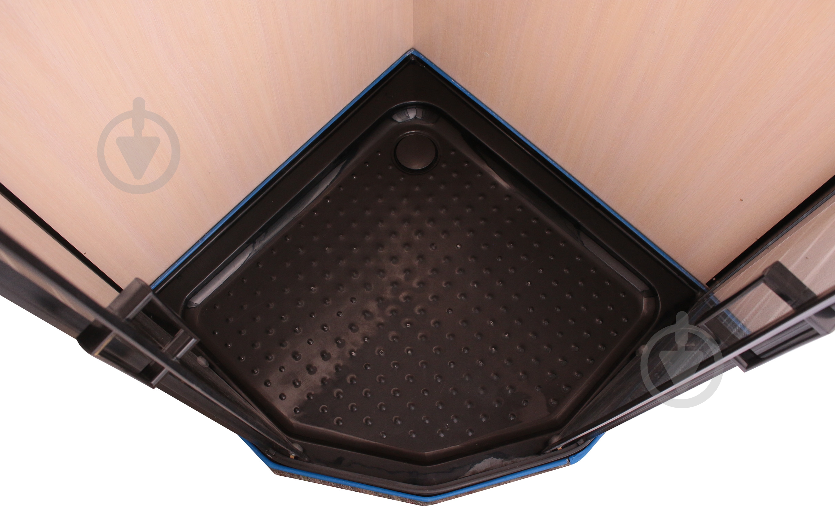 Душевая кабина EGO WAVE BLACK 900х900х1950 мм - фото 3