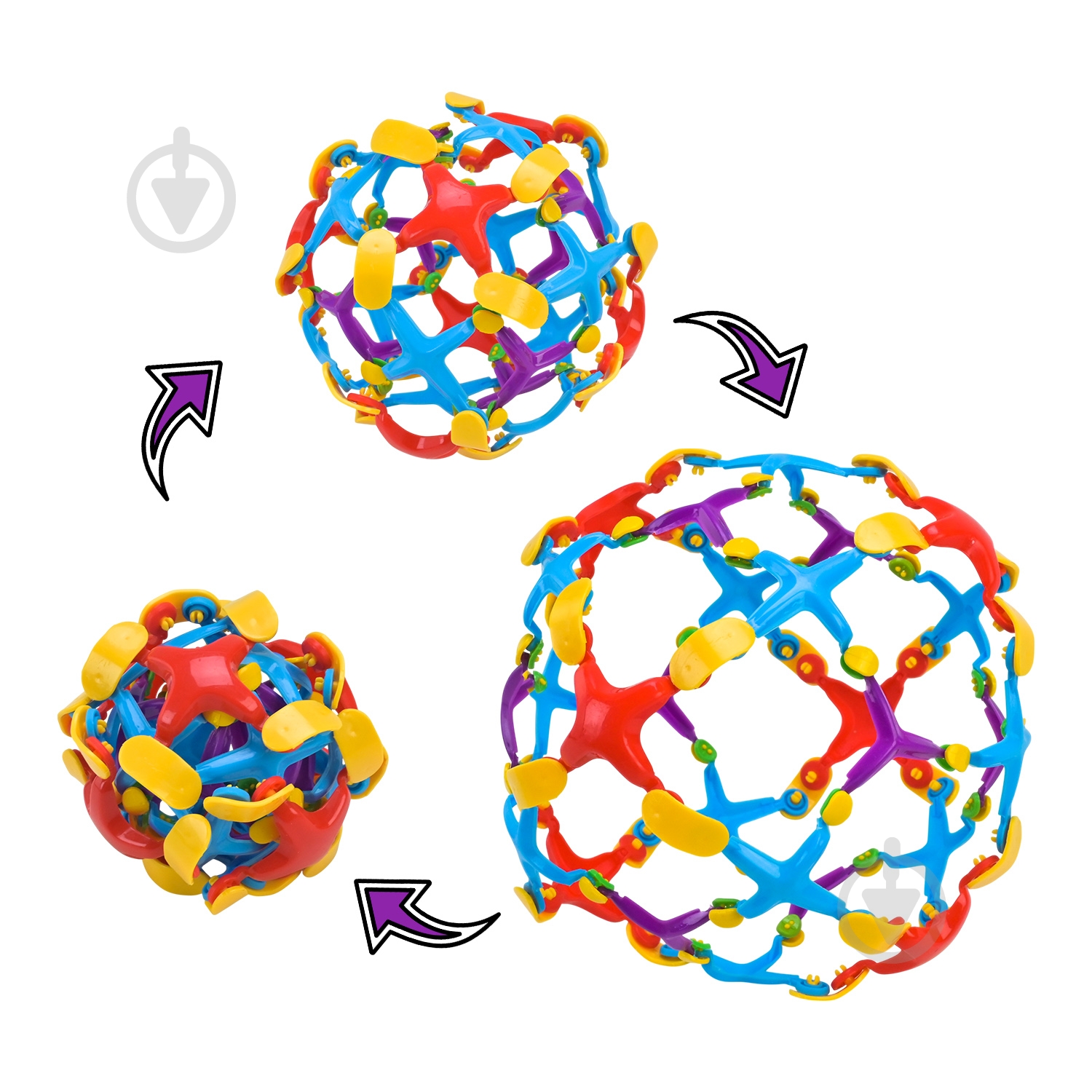 Игрушка-развлечение Шар-трансформер (раскрывается в воздухе) 36911 - фото 2
