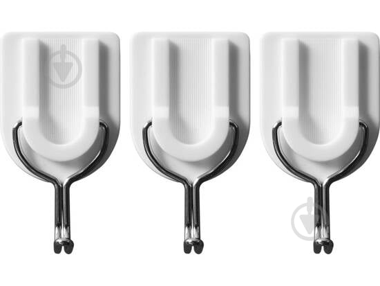 Крючки Vorel самоклеящиеся 3 шт. 74752 - фото 1