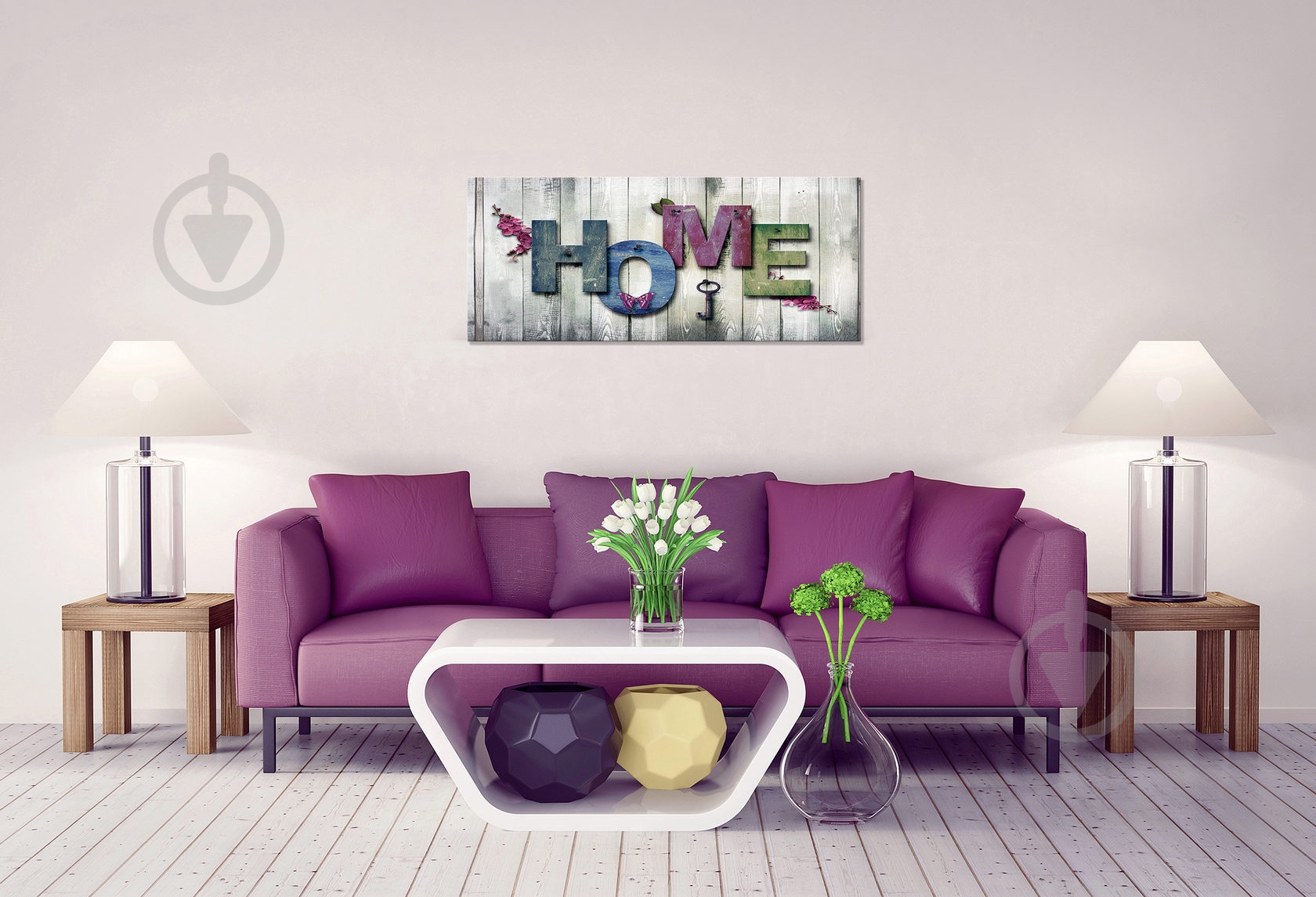 Картина Дом 57x150 см YS-Art - фото 3
