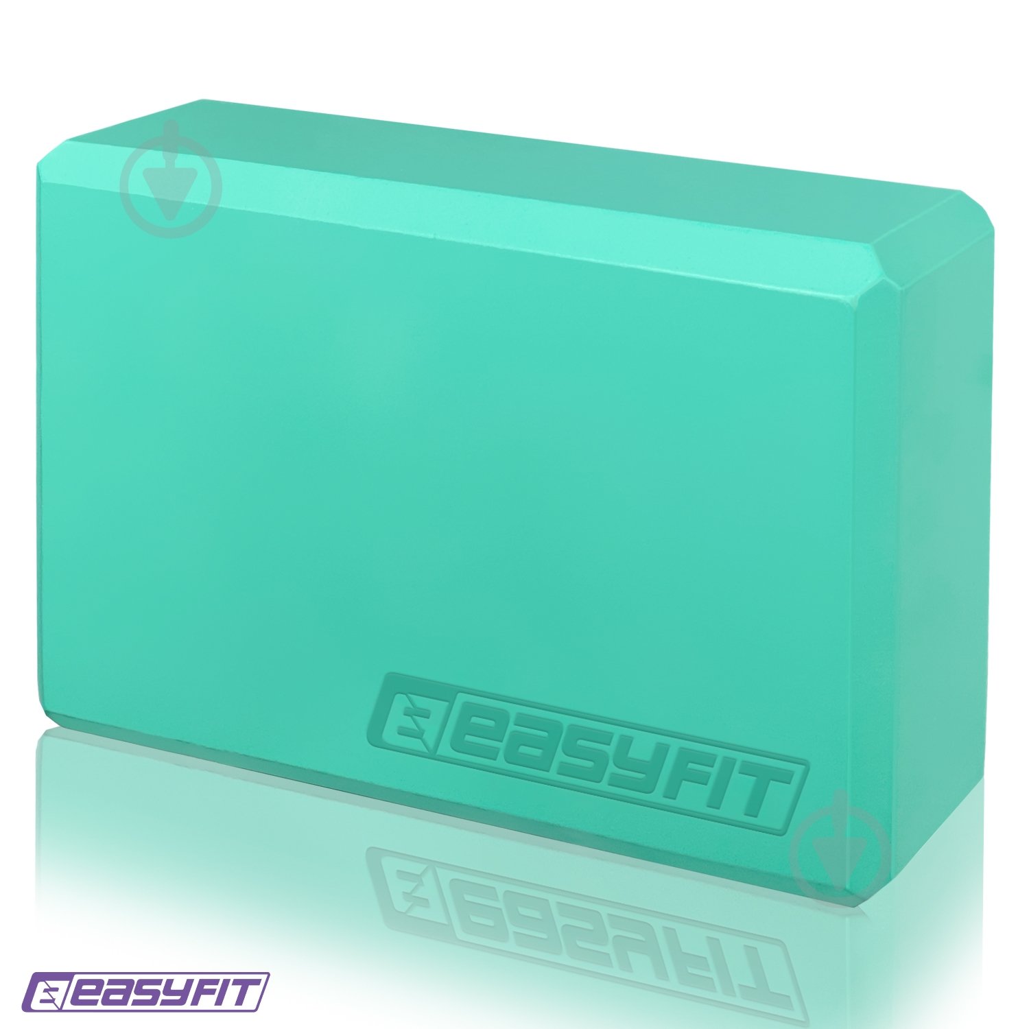 Блок для йоги EasyFit EF-1818 мятный - фото 2