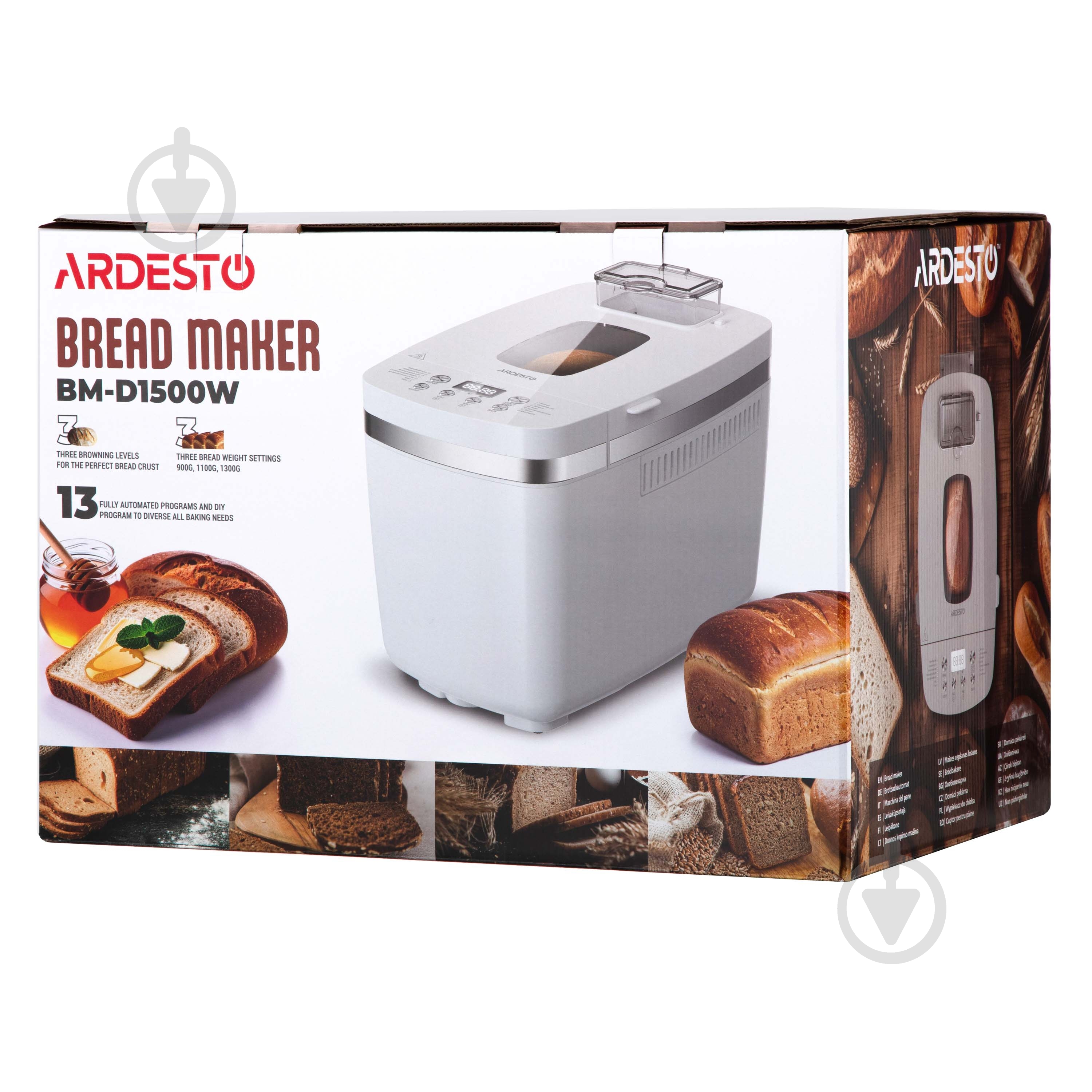 Хлебопечка ARDESTO BM-D1500W - фото 18 Хлебопечка ARDESTO BM-D1500W - фото 18