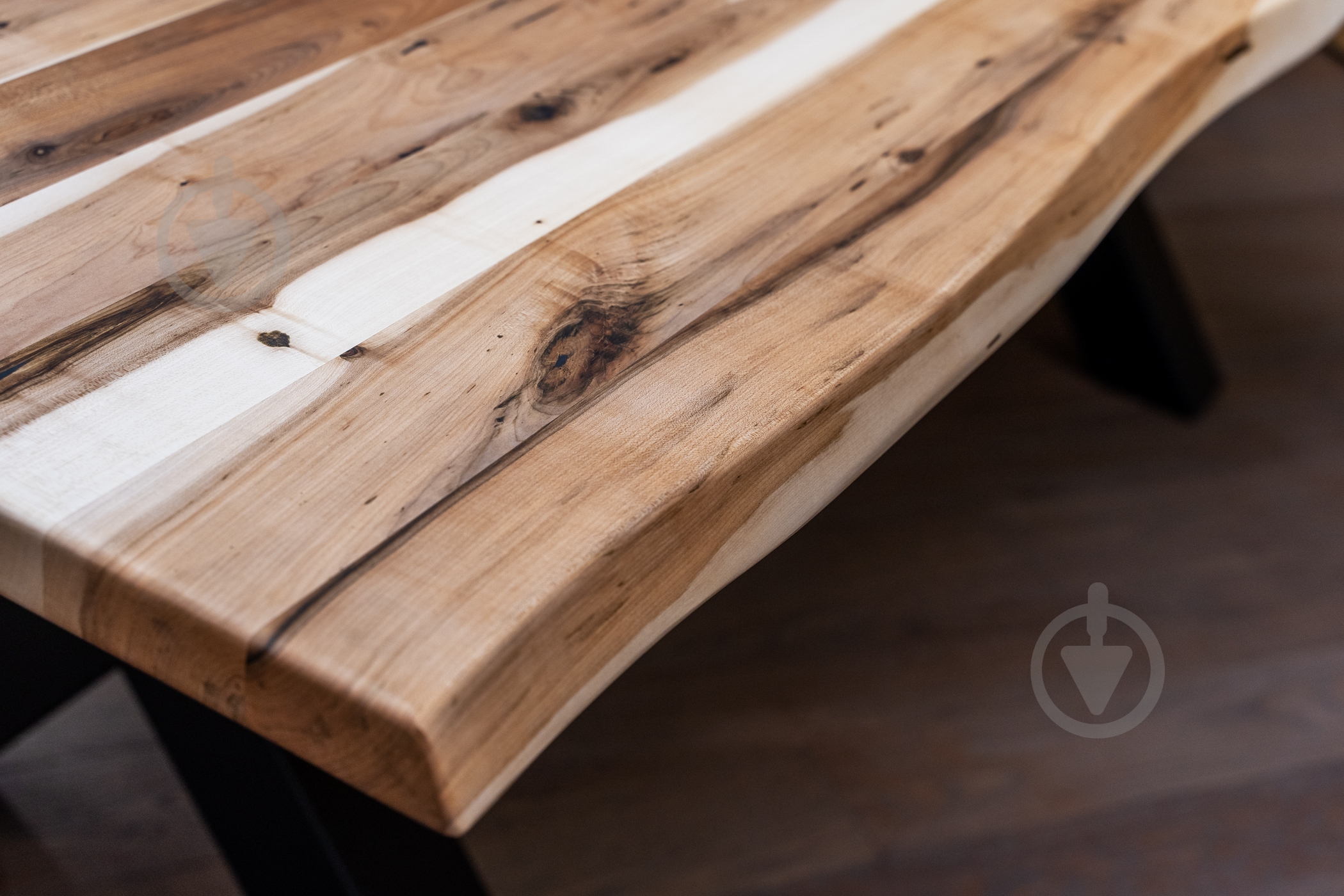 Стіл обідній BOSCO Loft 1600x900x750мм клен/чорний - фото 1