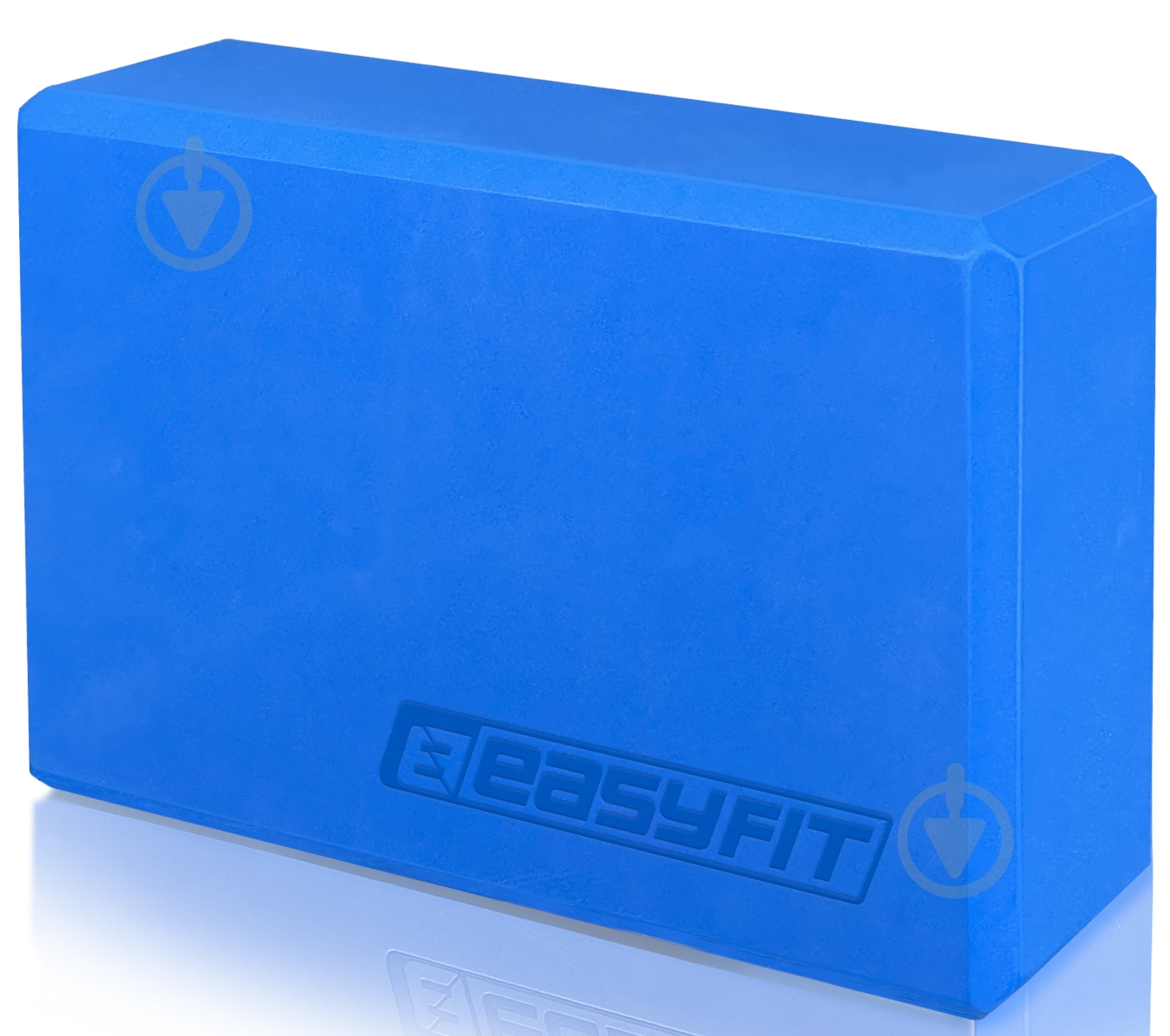 Блок для йоги EasyFit EF-1818 синий - фото 1