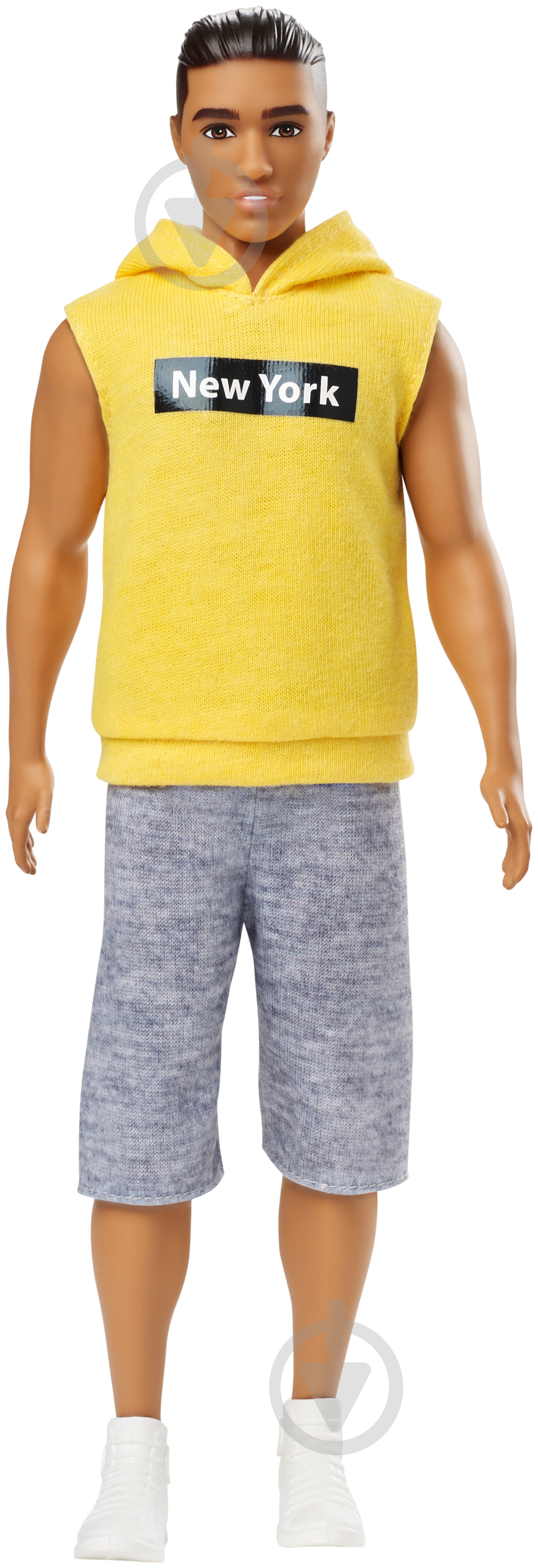 Кукла Barbie Кен "Модник" в желтом худи GDV14 - фото 1