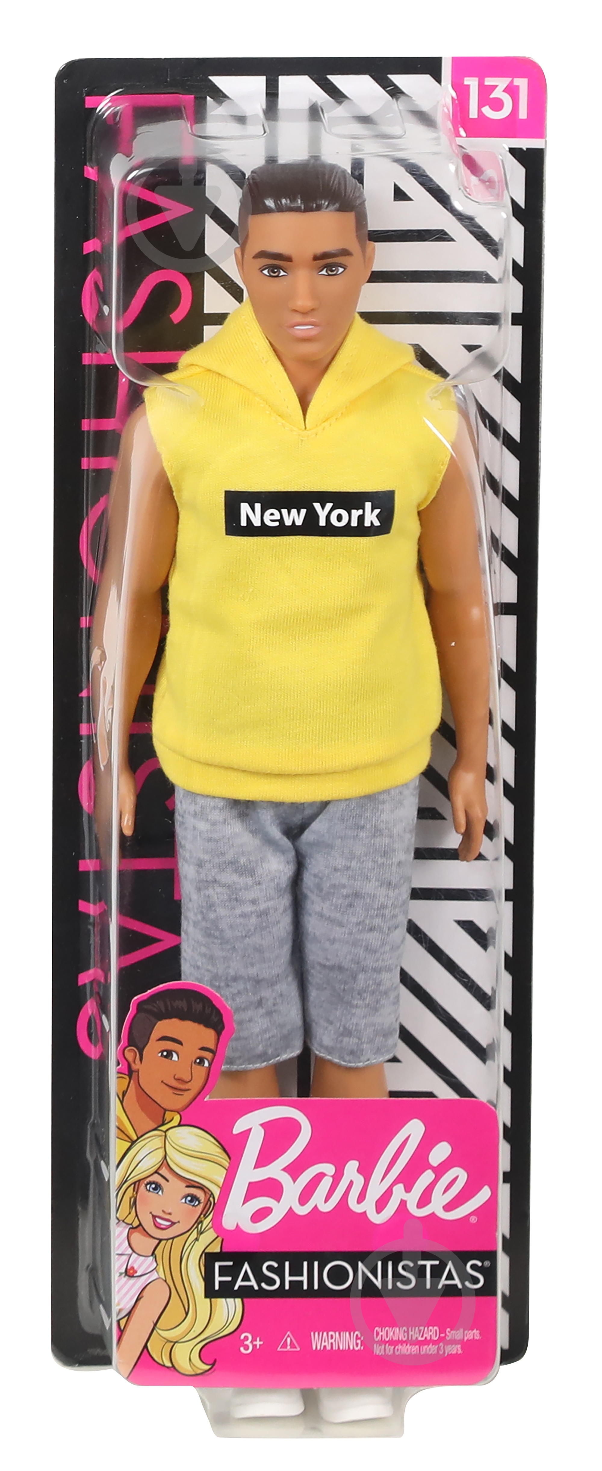 Кукла Barbie Кен "Модник" в желтом худи GDV14 - фото 4
