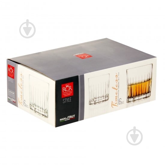 Набор стаканов RCR низких TIMELESS 310 мл 6 шт. - фото 13