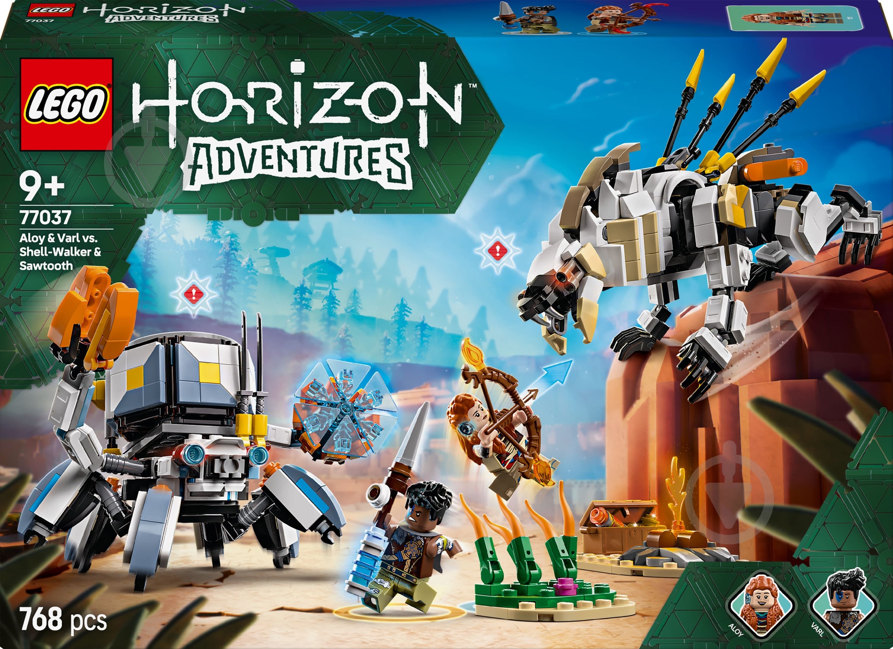 ᐉ Конструктор LEGO Horizon Adventures Aloy и Varl против Shell