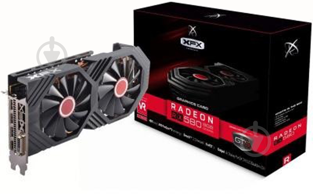 Видеокарта XFX Radeon RX 580 8GB GDDR5 256bit (RX-580P8DFD6) - фото 6 Видеокарта XFX Radeon RX 580 8GB GDDR5 256bit (RX-580P8DFD6) - фото 6