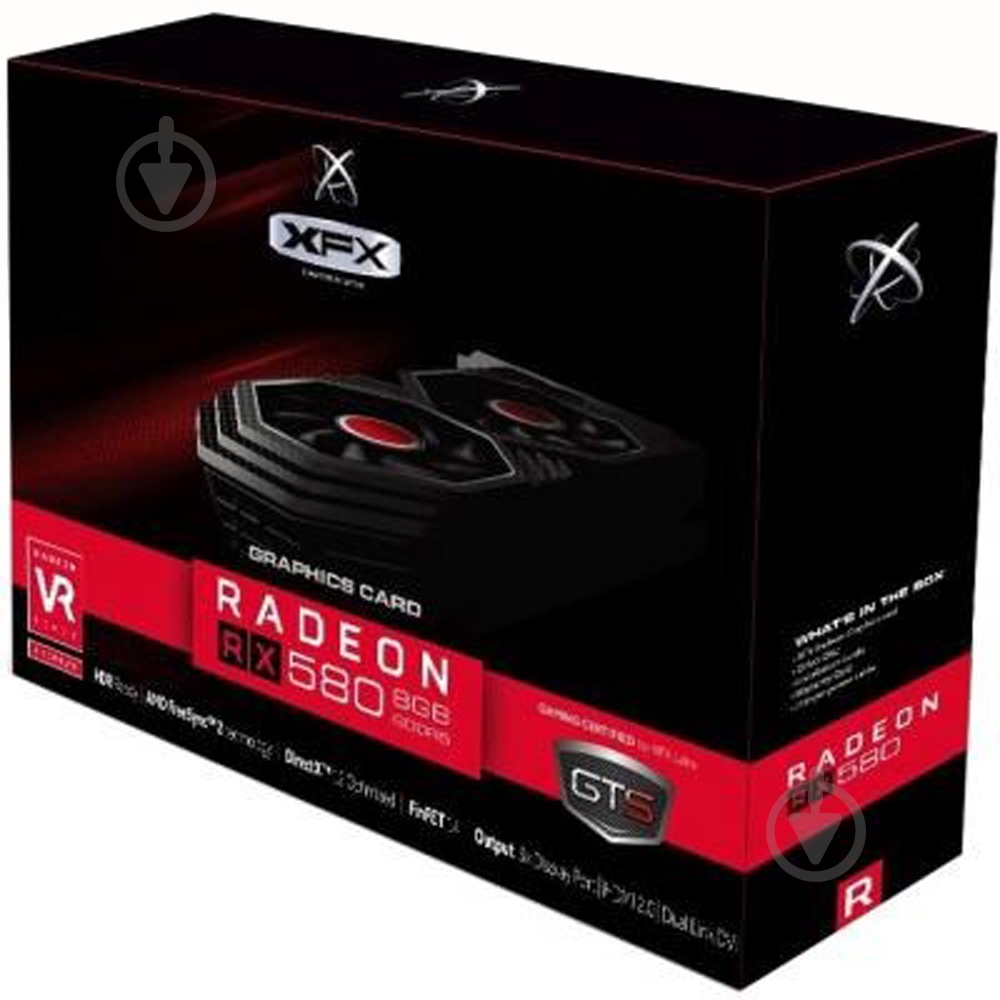 Видеокарта XFX Radeon RX 580 8GB GDDR5 256bit (RX-580P8DFD6) - фото 7 Видеокарта XFX Radeon RX 580 8GB GDDR5 256bit (RX-580P8DFD6) - фото 7