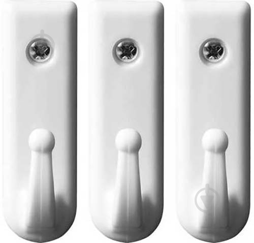 Крючки Vorel 3 шт. 74765 - фото 1 Крючки Vorel 3 шт. 74765 - фото 1