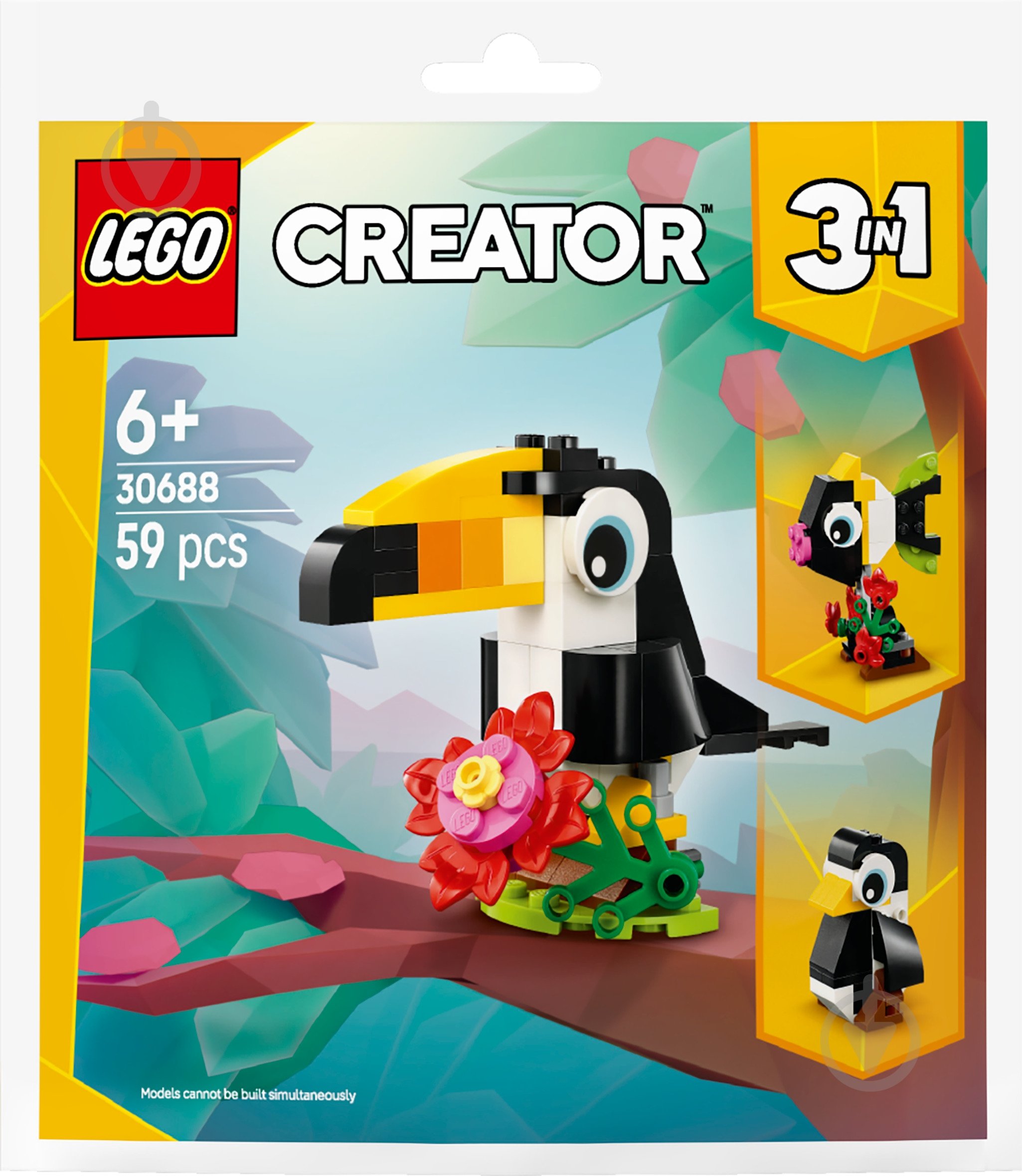 Конструктор LEGO Creator Тропічний тукан 30688 - фото 1