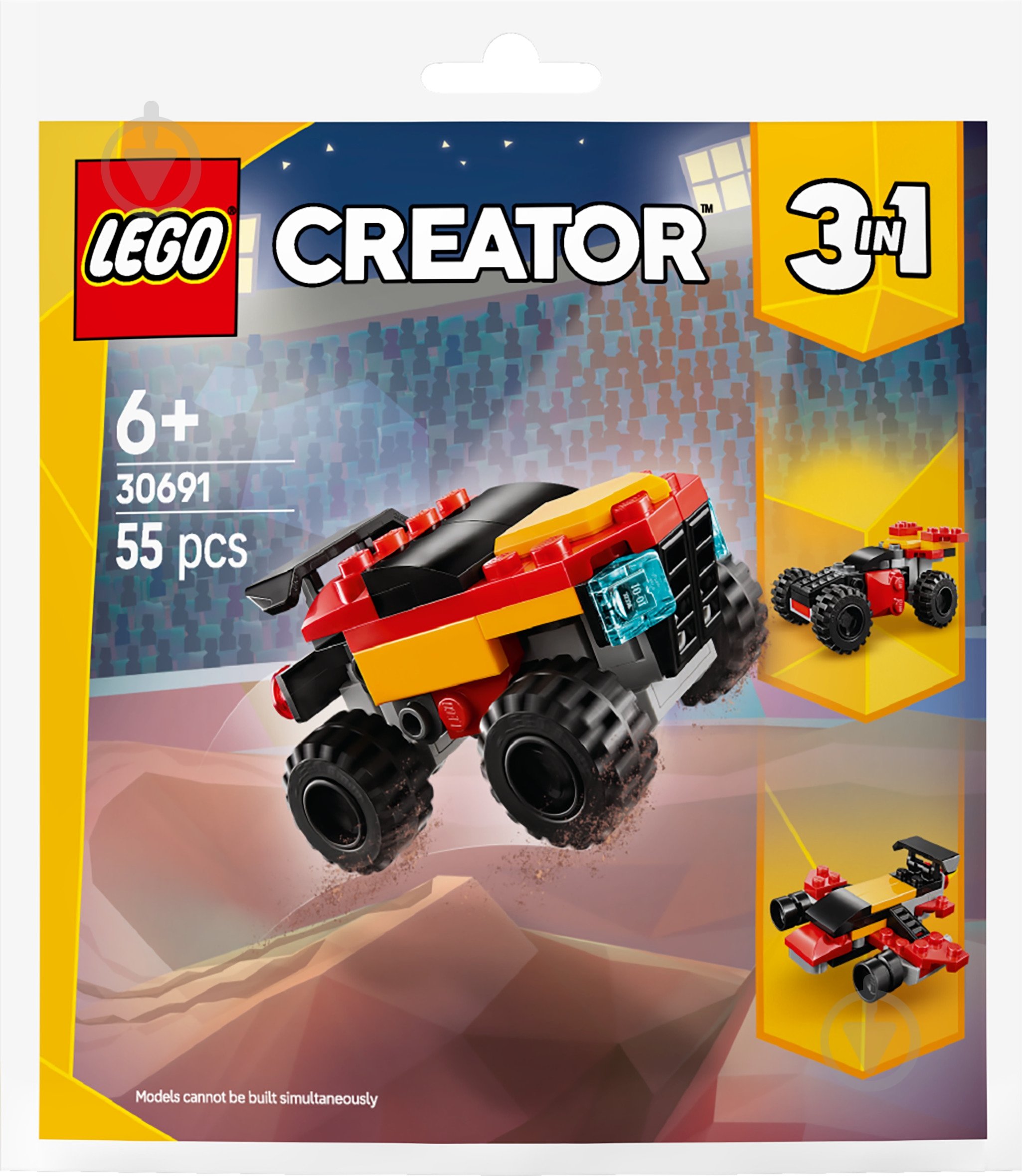 Конструктор LEGO Creator Вантажівочка-монстр з відкидним дахом 30691 - фото 1
