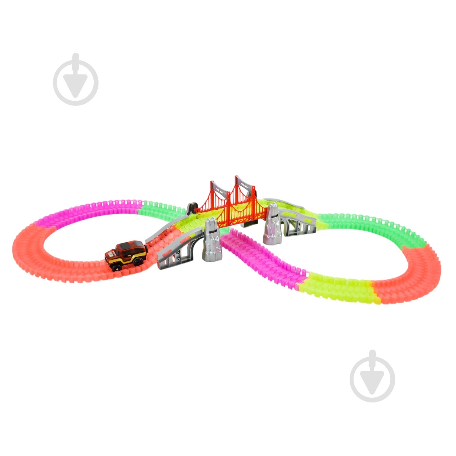 Гоночный трек с машинкой (светится в темноте) 888-133 - фото 2