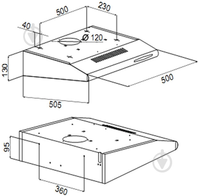 Витяжка Perfelli PL 5104 IS - фото 7 Витяжка Perfelli PL 5104 IS - фото 7