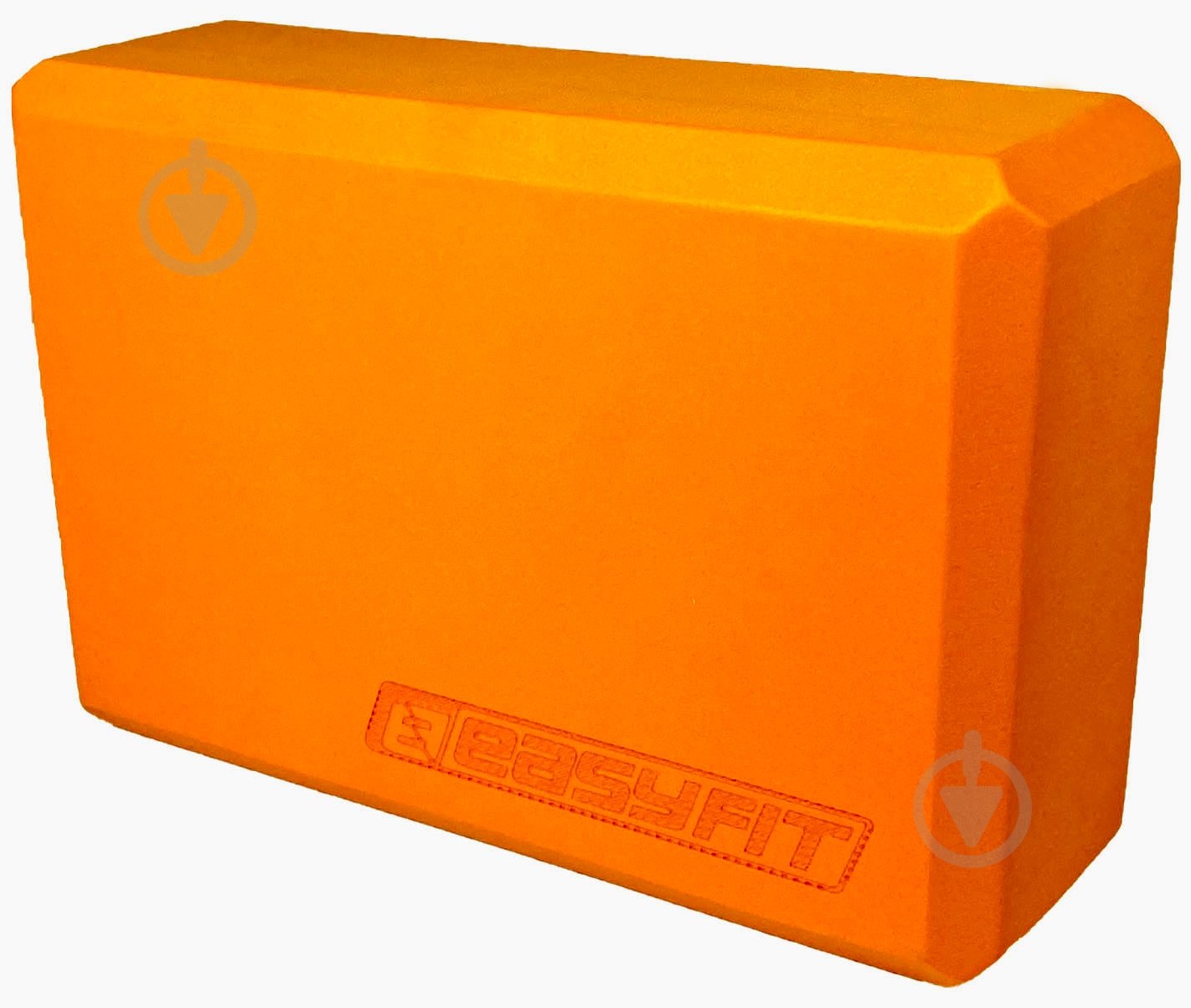 Блок для йоги EasyFit EF-1818 оранжевый - фото 1