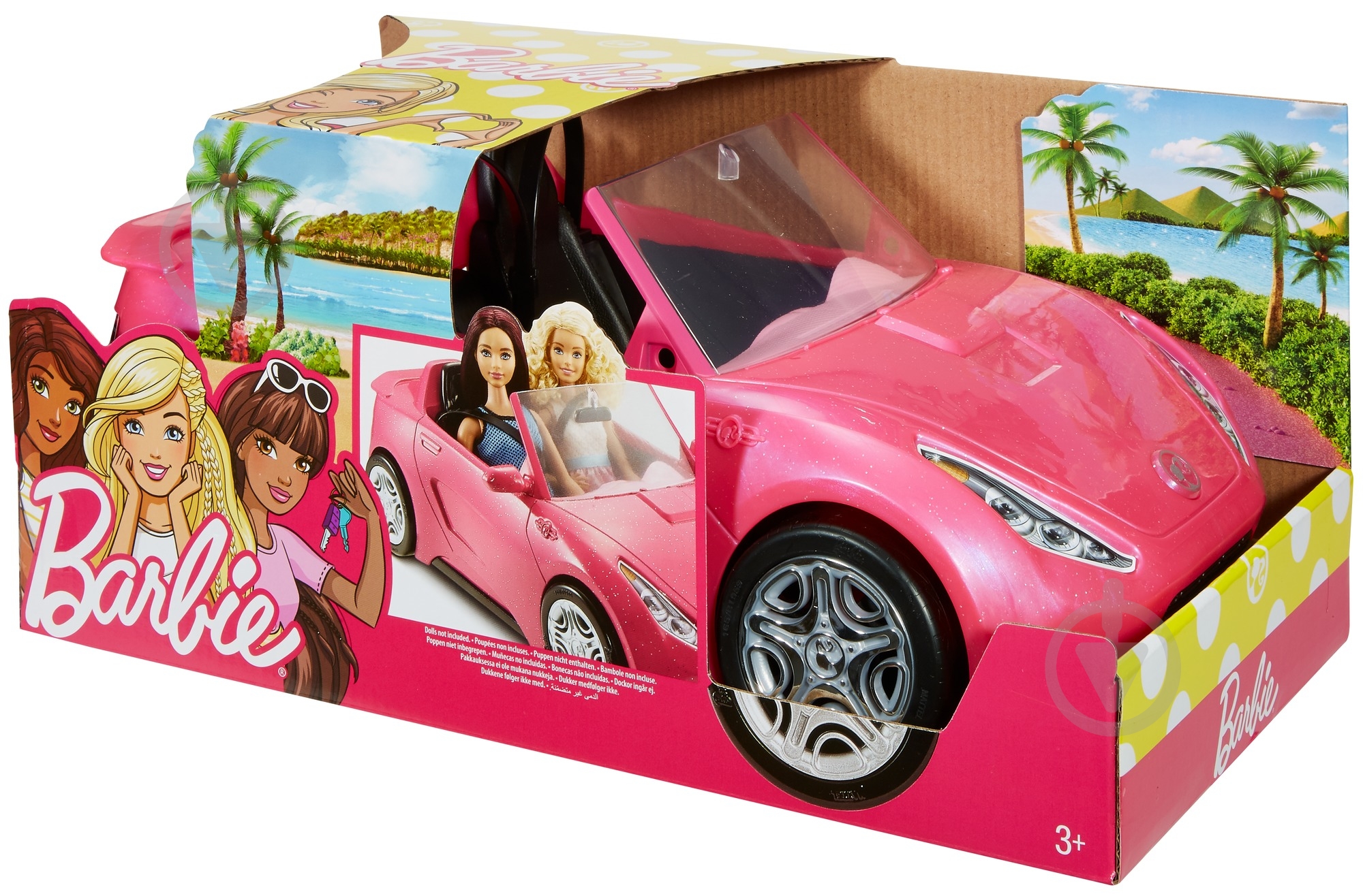 Игровой набор Barbie Блестящий кабриолет DVX59 - фото 3 Игровой набор Barbie Блестящий кабриолет DVX59 - фото 3